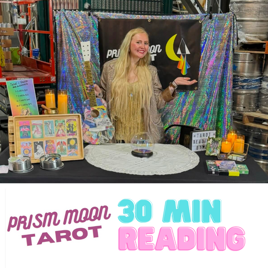 FALMOUTH LOCATION: 30 Minute Tarot Reading with Zoe Miller from Prism Moon Tarot, Saturday, May 25th 10:30am-4:30pm, $60
