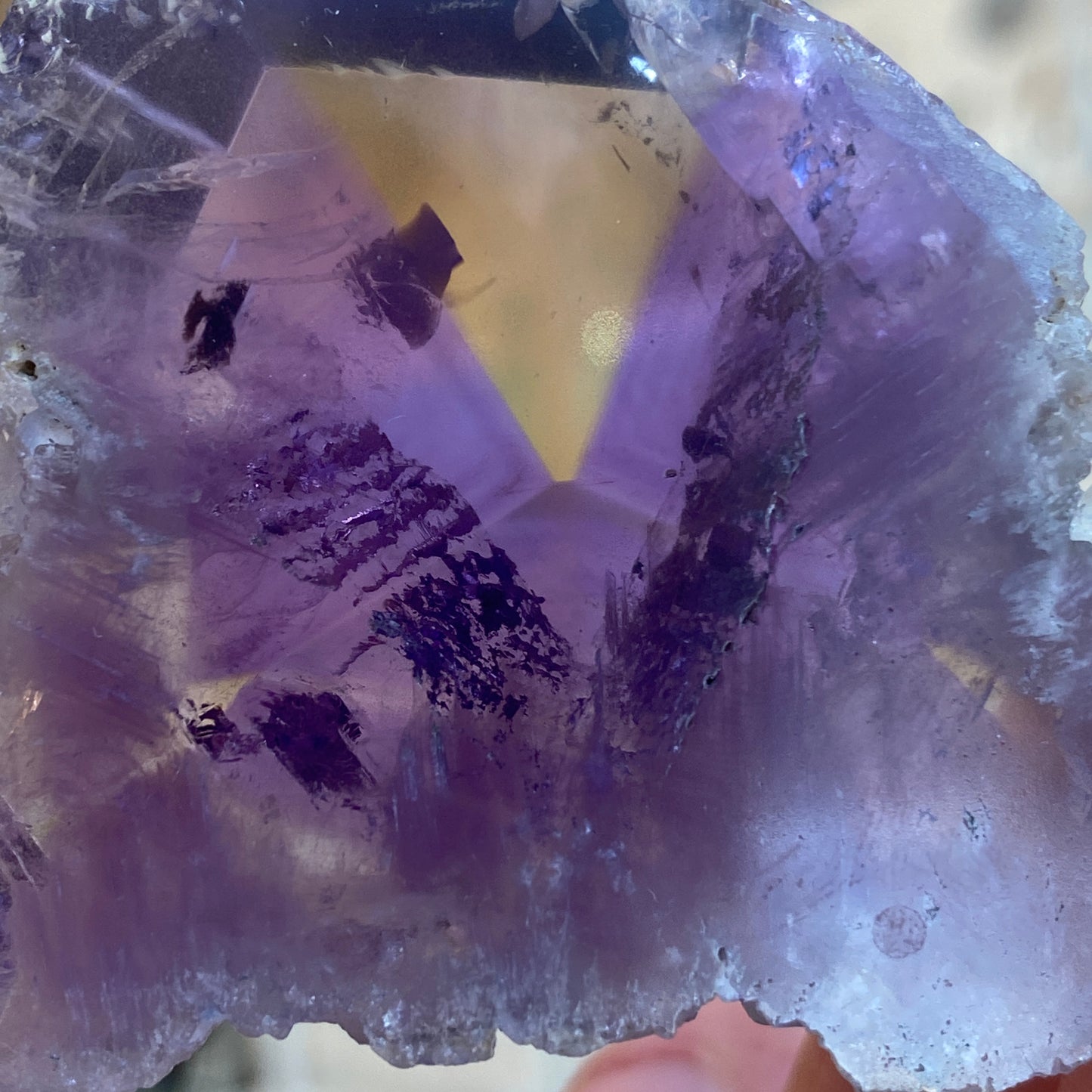 Ametrine Slice, Bolivia