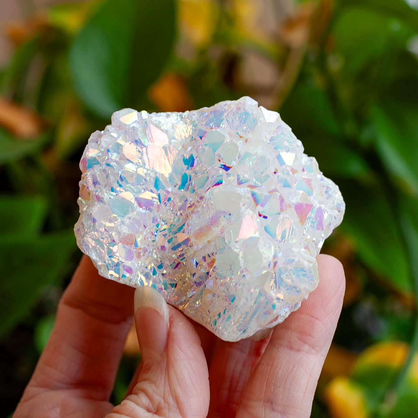 Angel Aura Quartz Cluster 2in