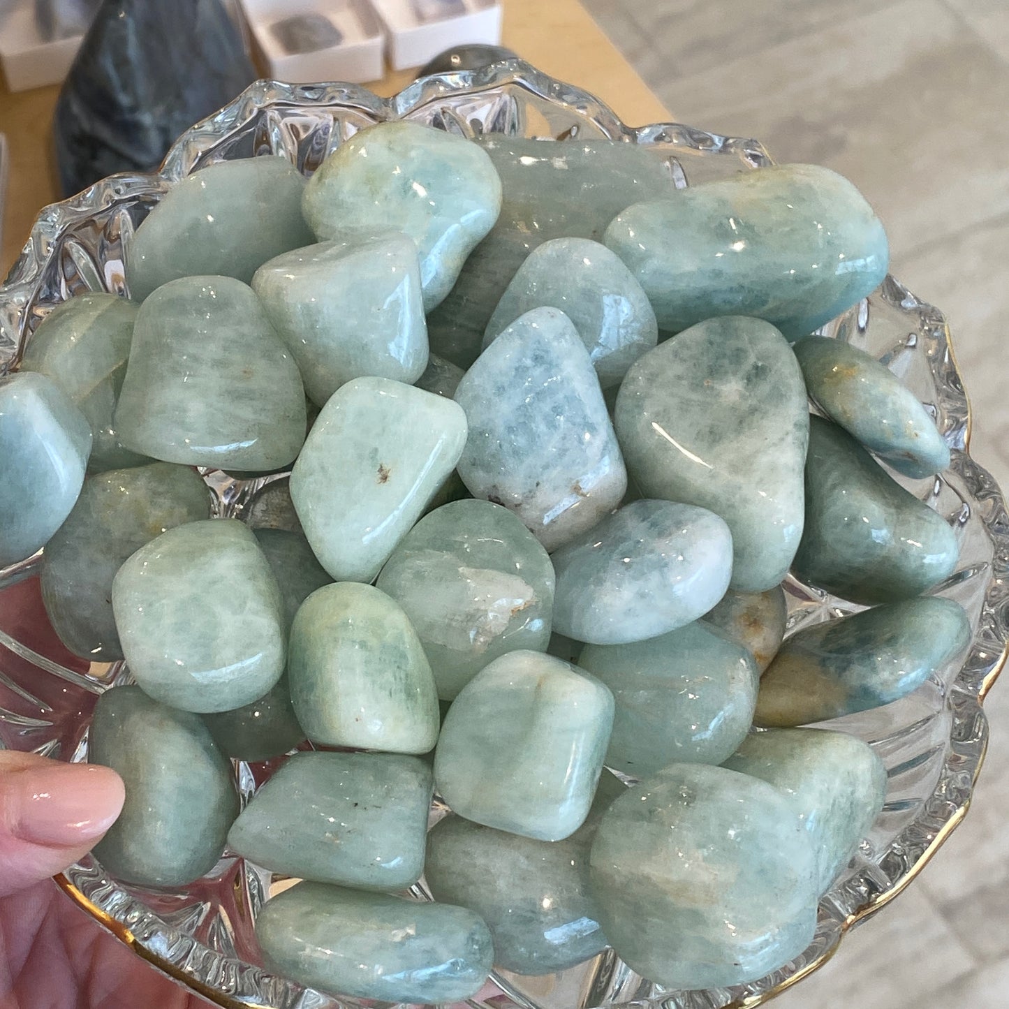 Aquamarine Stone, Brazil, Old Stock