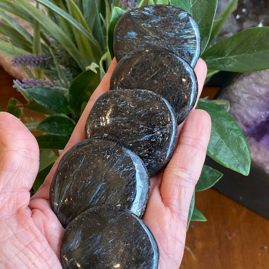 Arfvedsonite Worry Stone