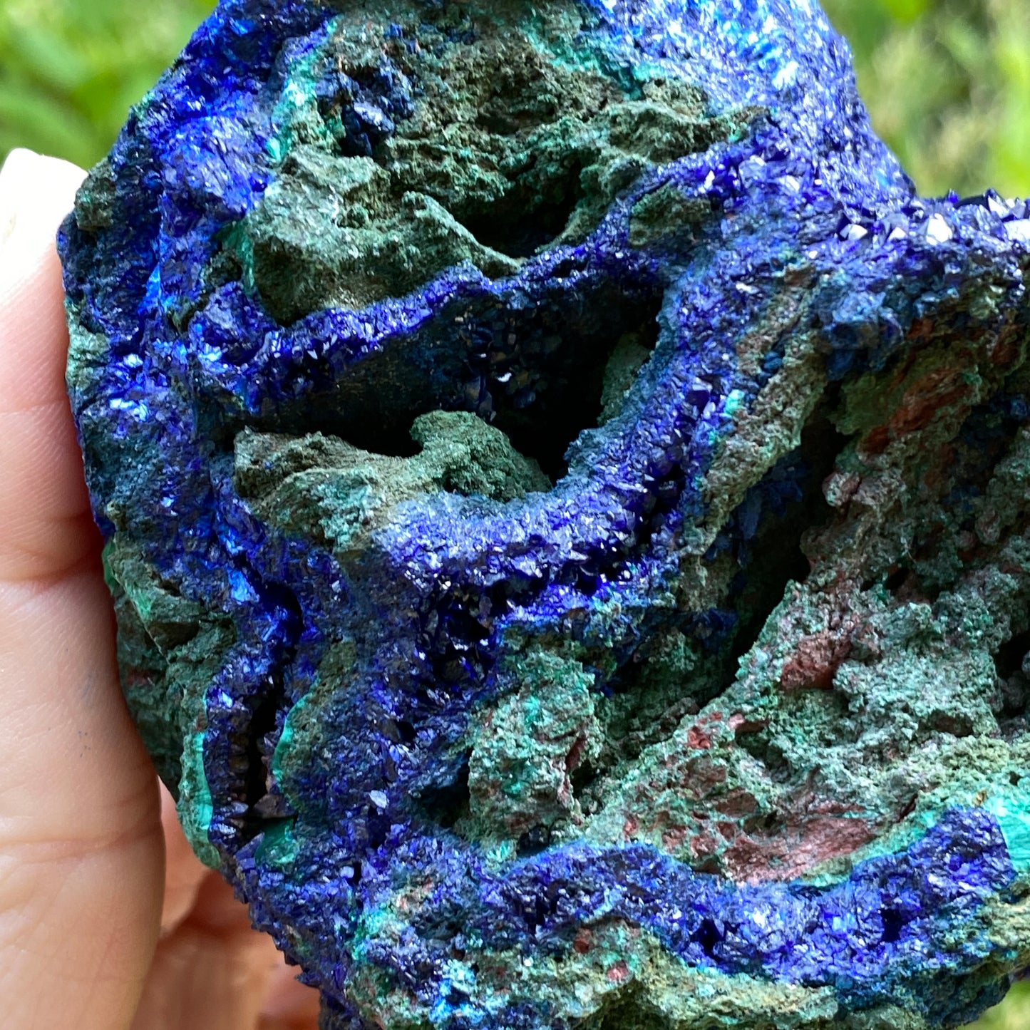 Azurite with Malachite, 3lb