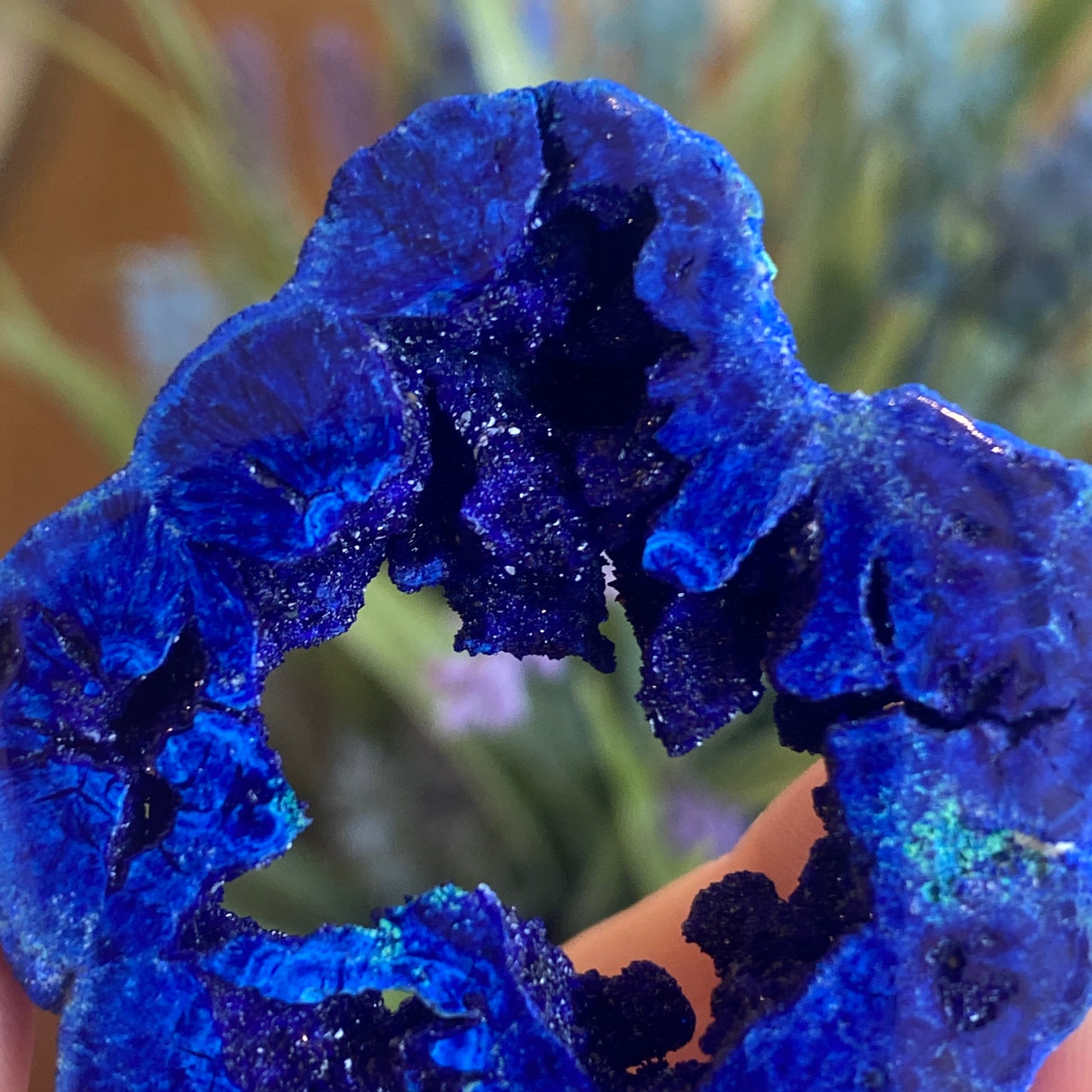 Azurite Geode Ring