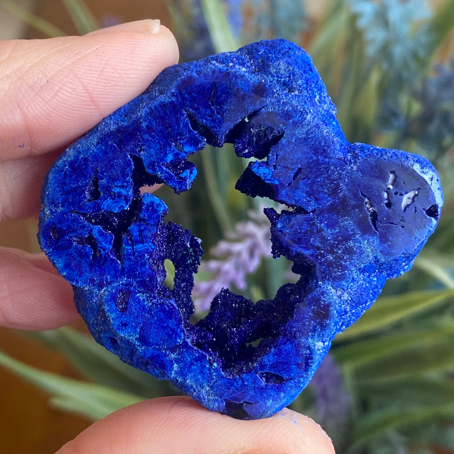 Azurite Geode Ring