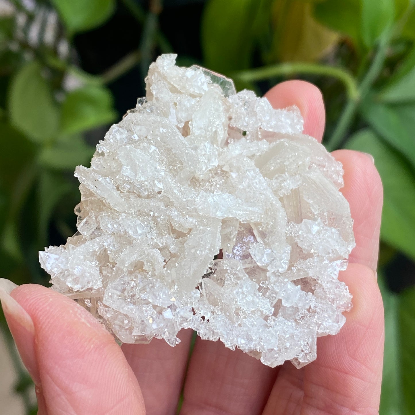 Barite on Apophyllite Specimen