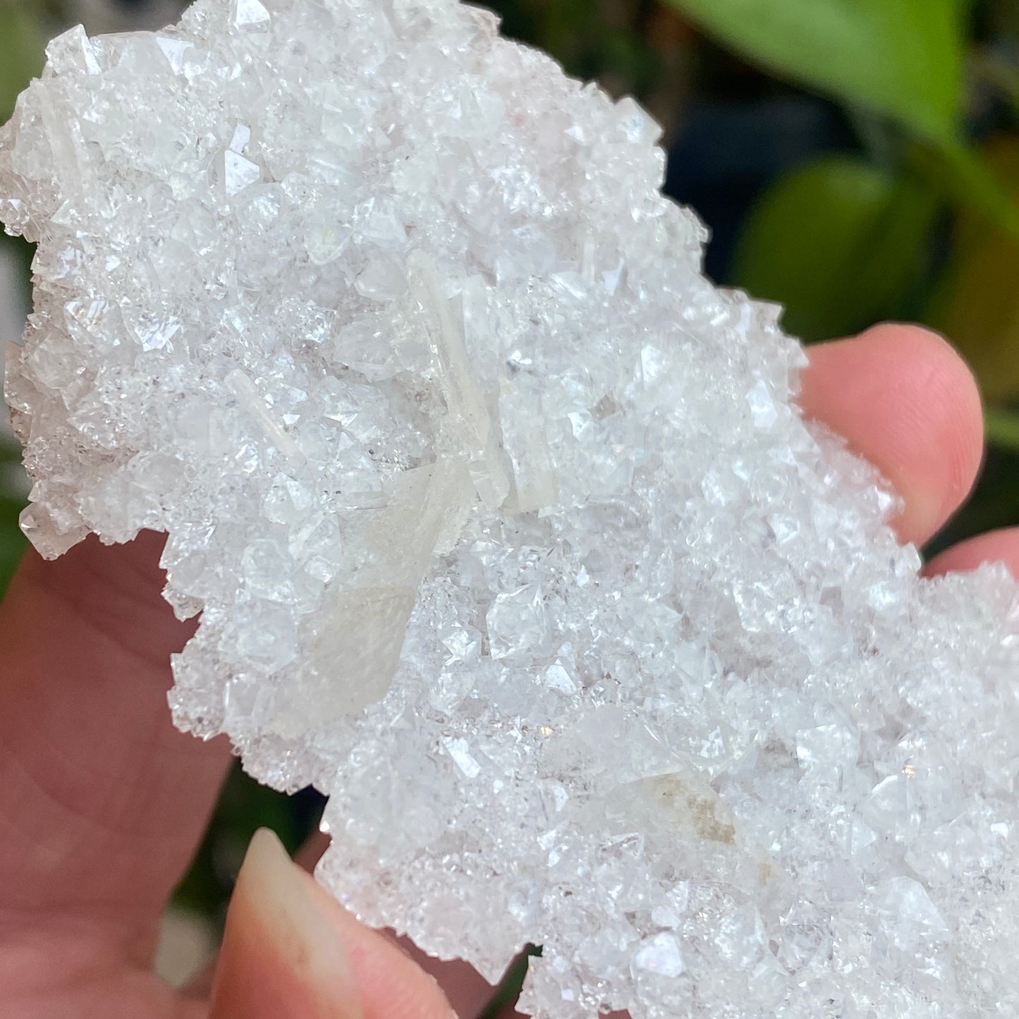 Barite on Apophyllite Specimen