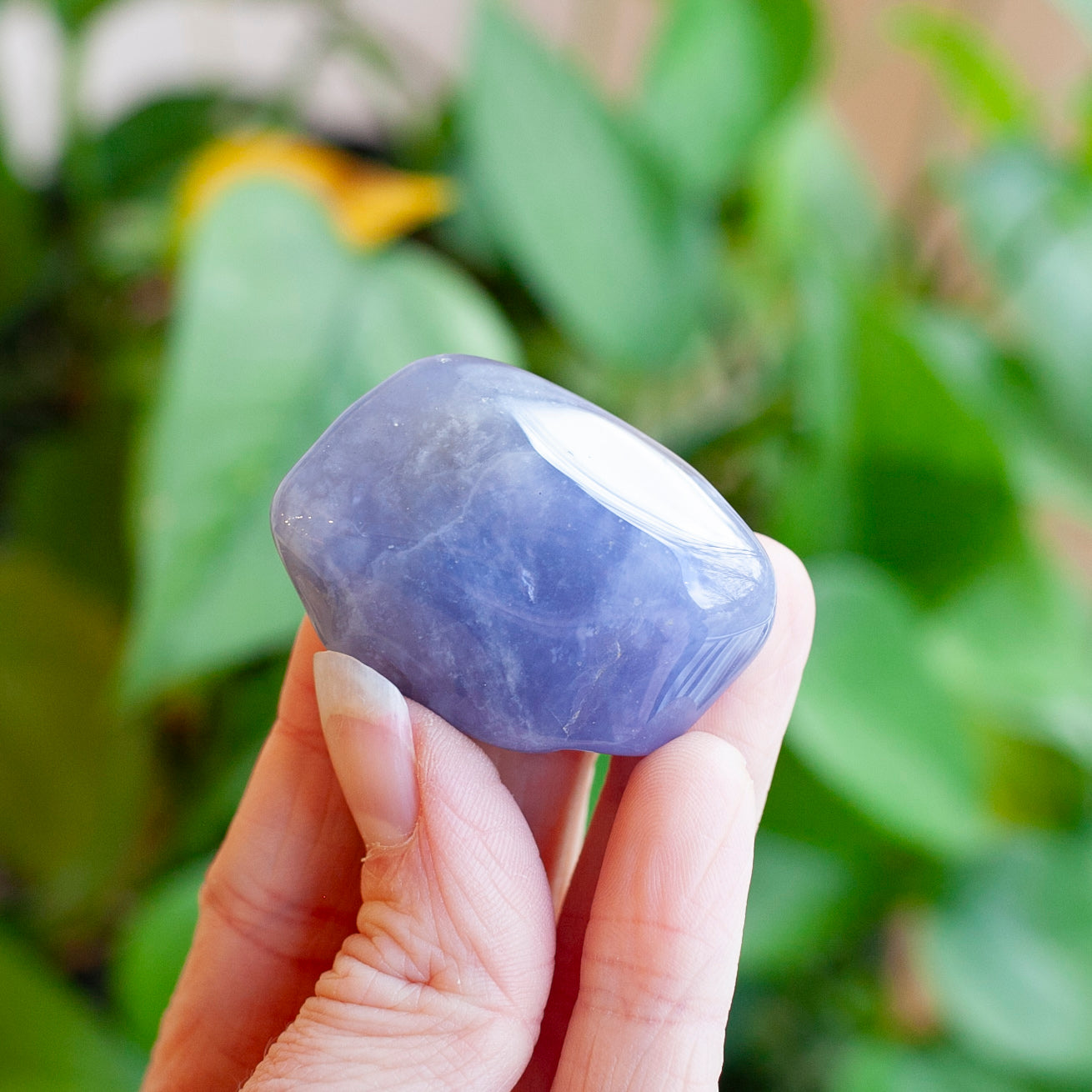 Large Blue Chalcedony Stone