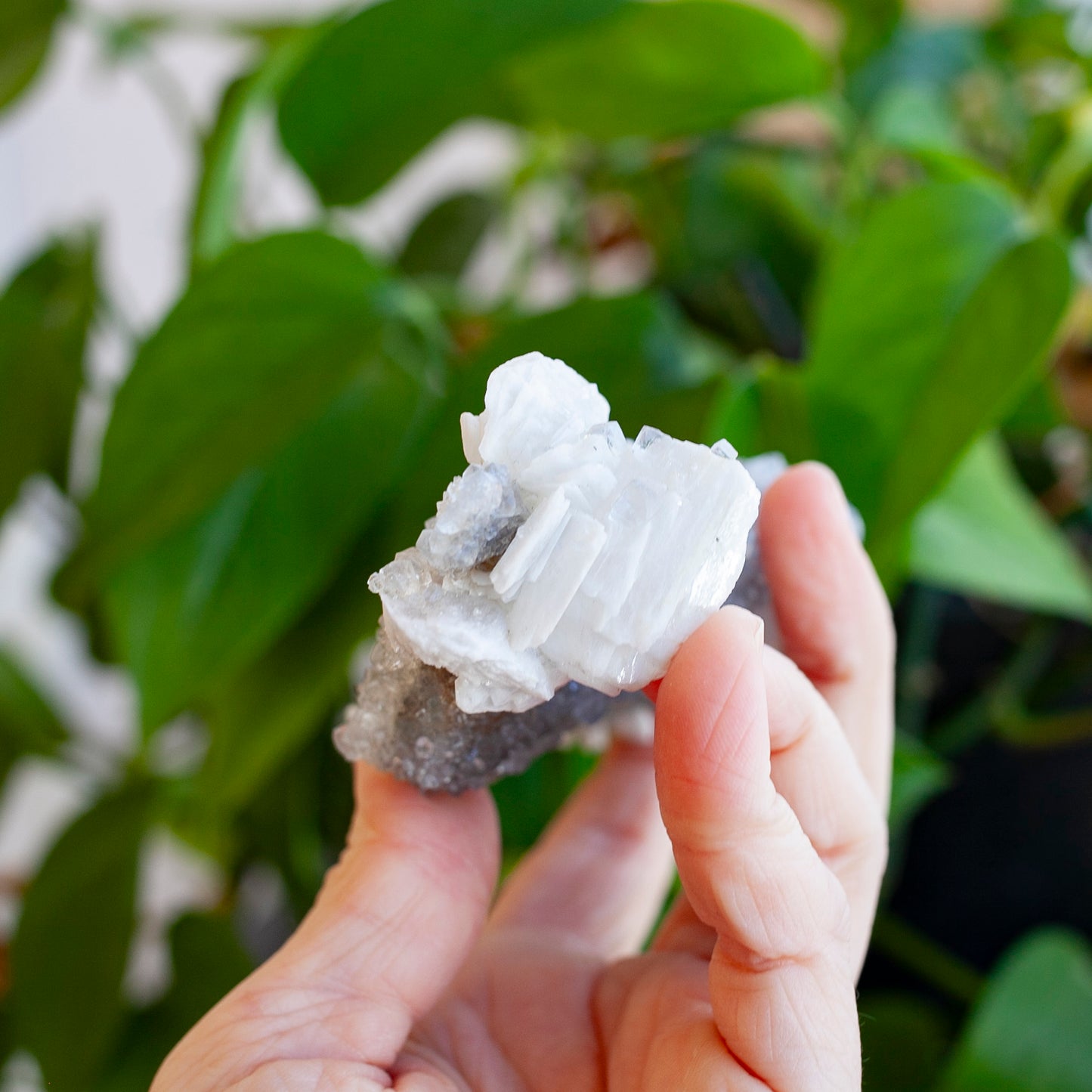 Blue Fluorite with Barite, Jaimina Mine, Asturias, Spain