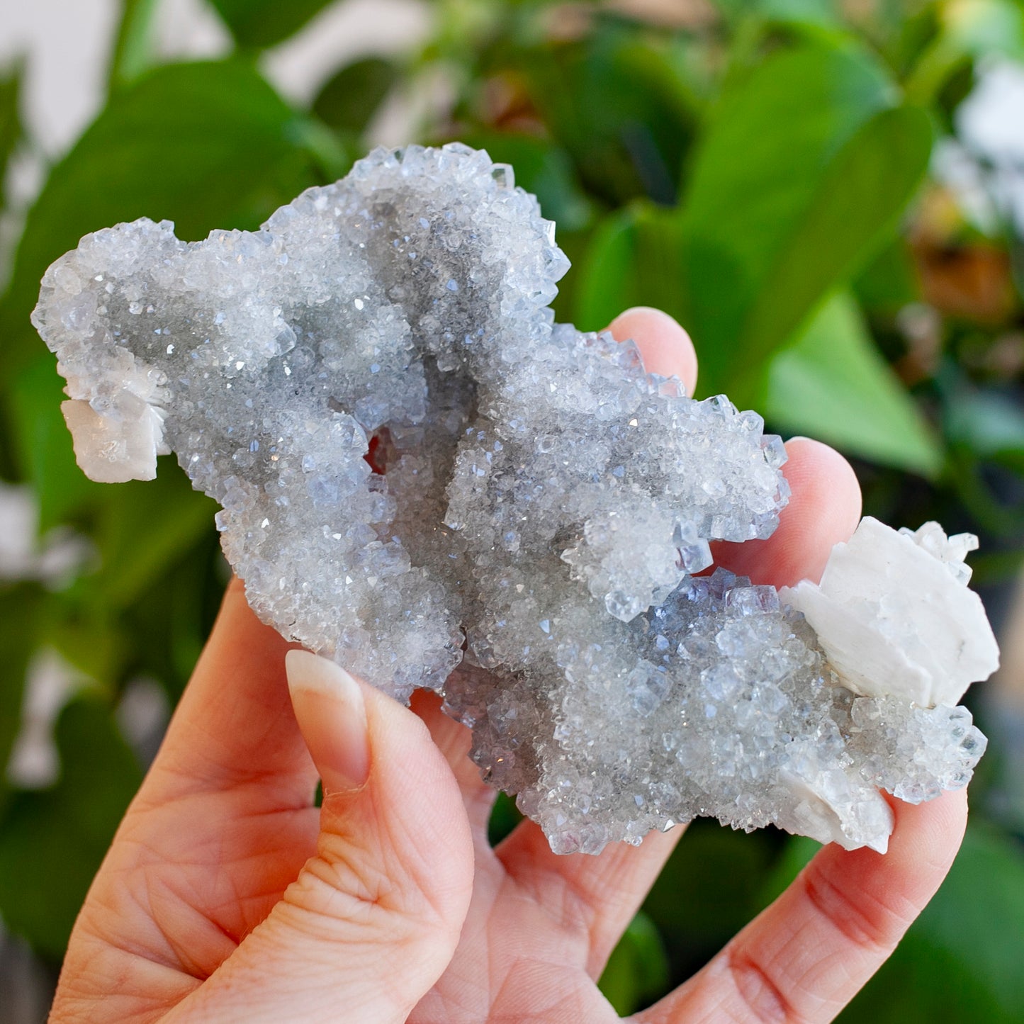 Blue Fluorite with Barite, Jaimina Mine, Asturias, Spain