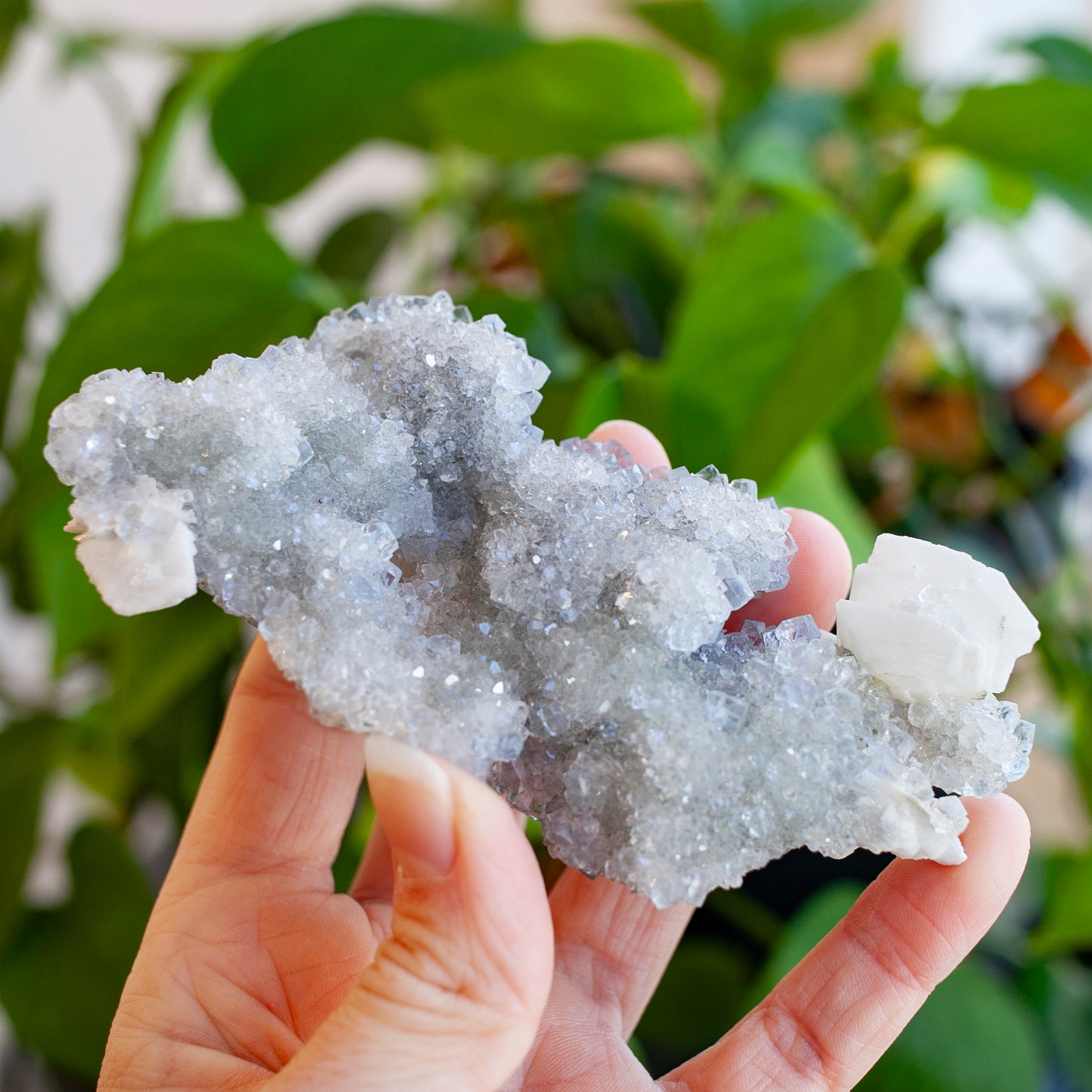 Blue Fluorite with Barite, Jaimina Mine, Asturias, Spain