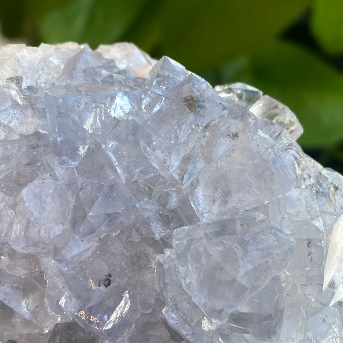 Blue Fluorite with Barite, Jaimina Mine, Asturias, Spain