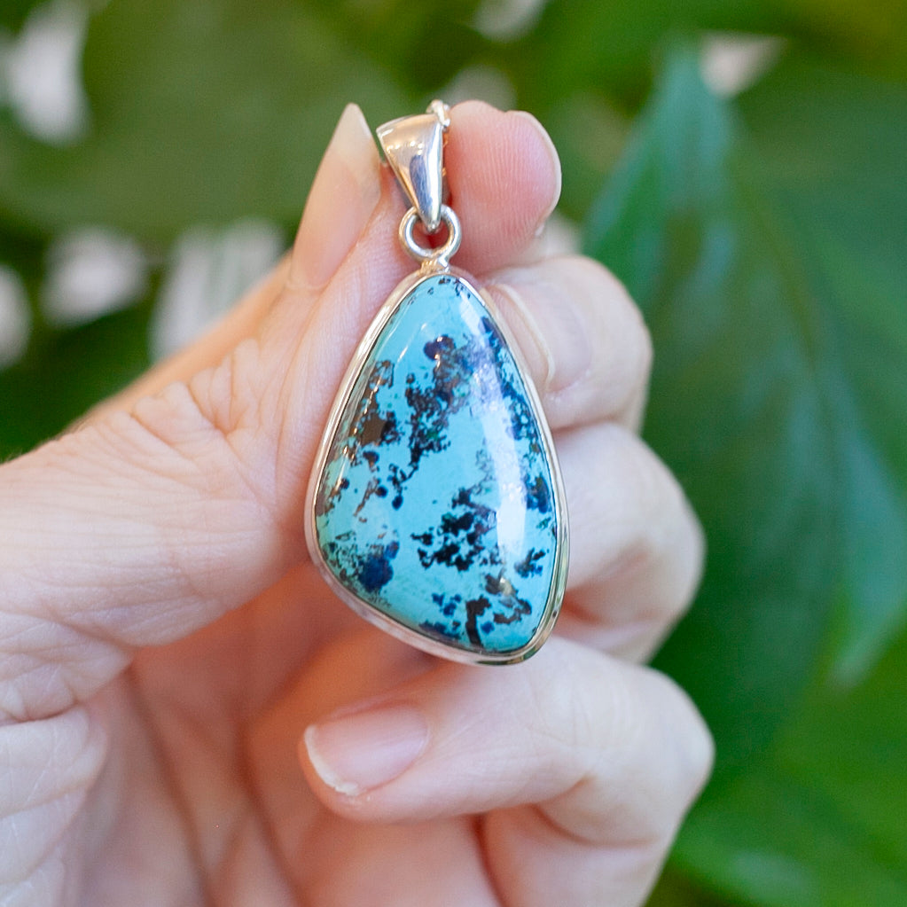 Chrysocolla Azurite Pendant