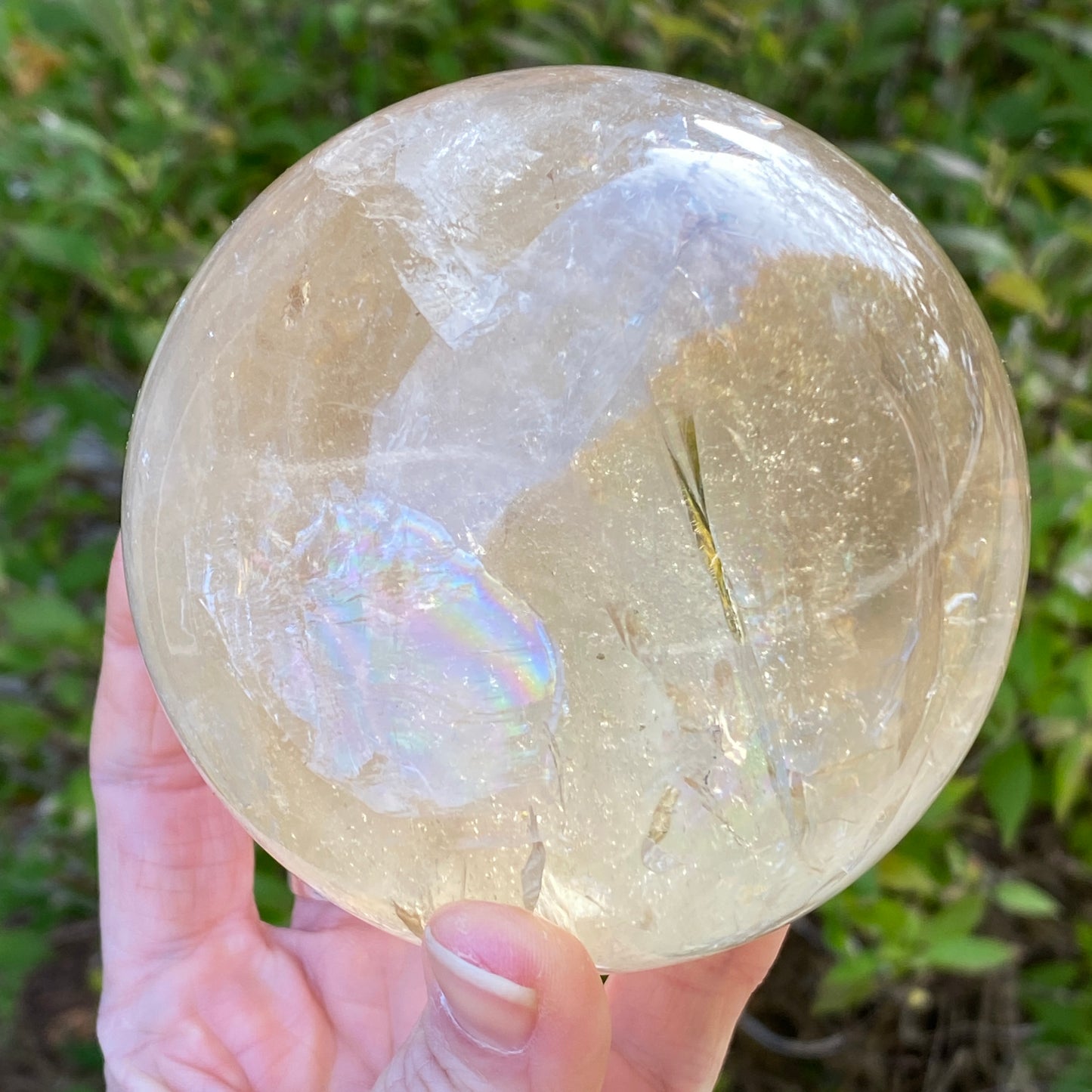 Natural Citrine Sphere, Old Stock