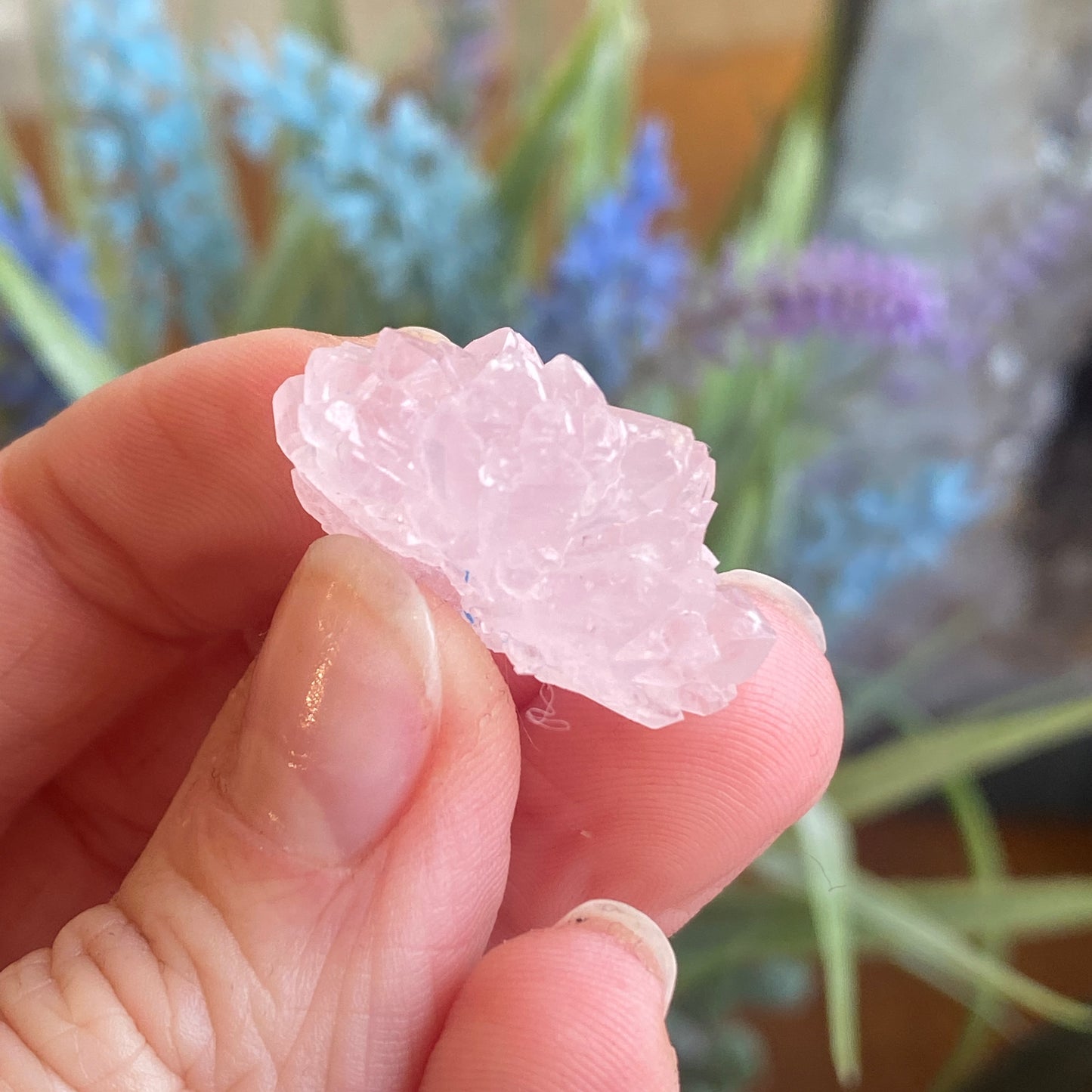 Crystallized Rose Quartz