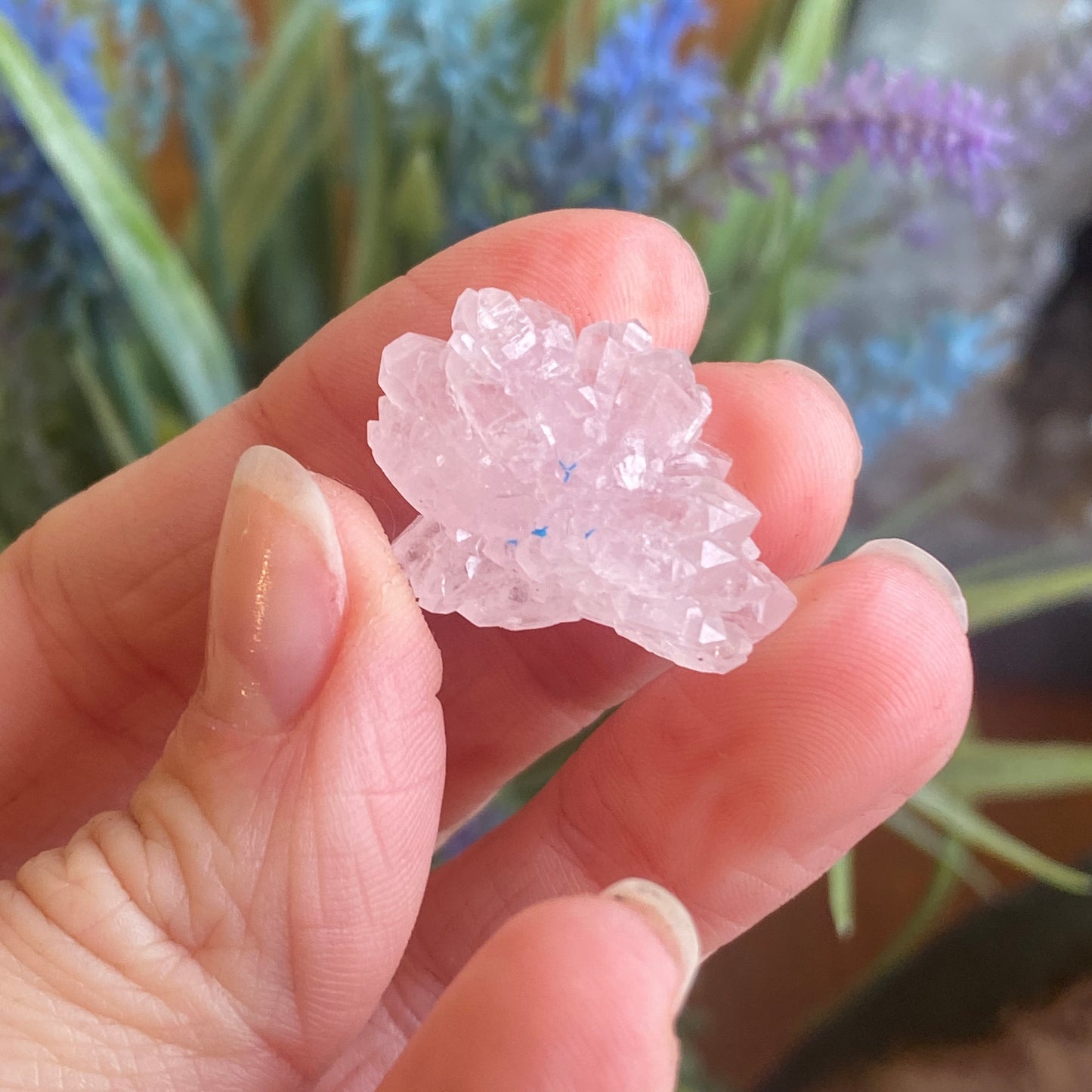 Crystallized Rose Quartz