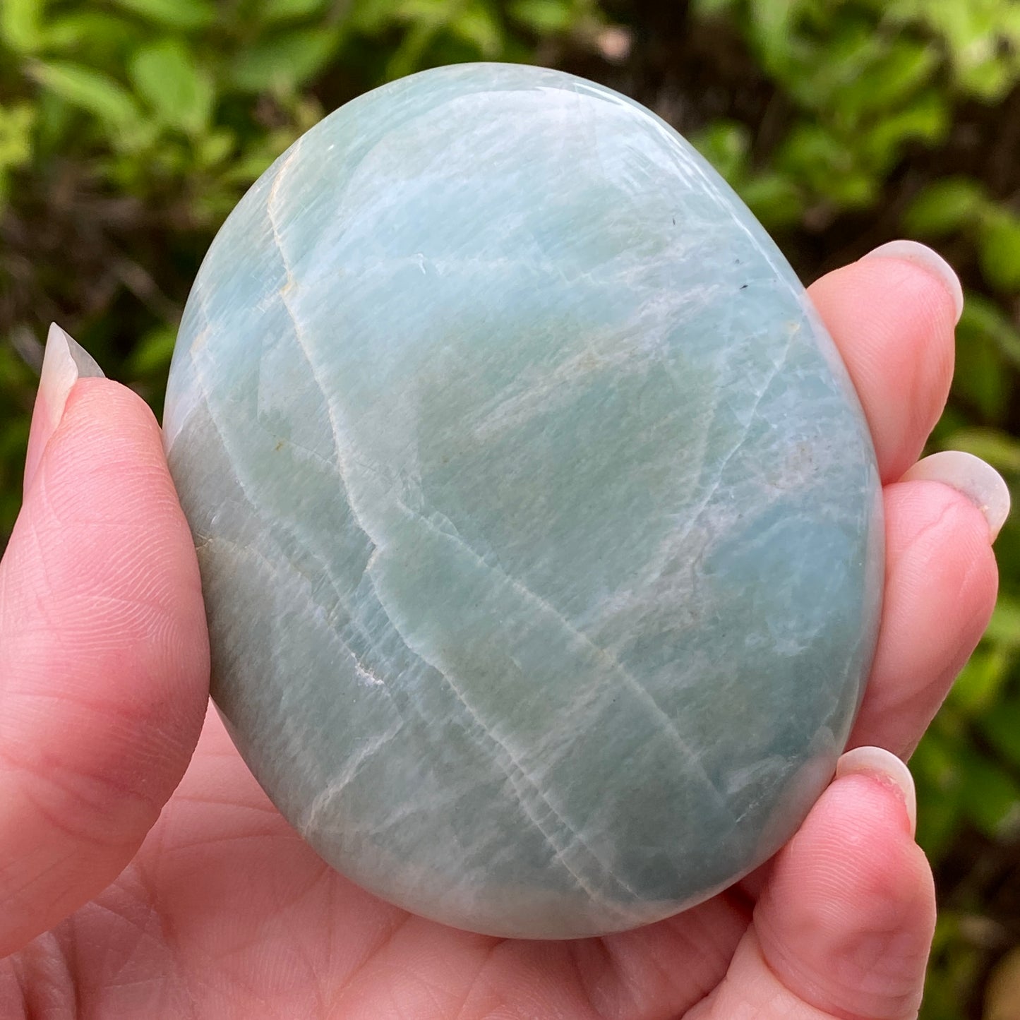 Garnierite Palm Stone