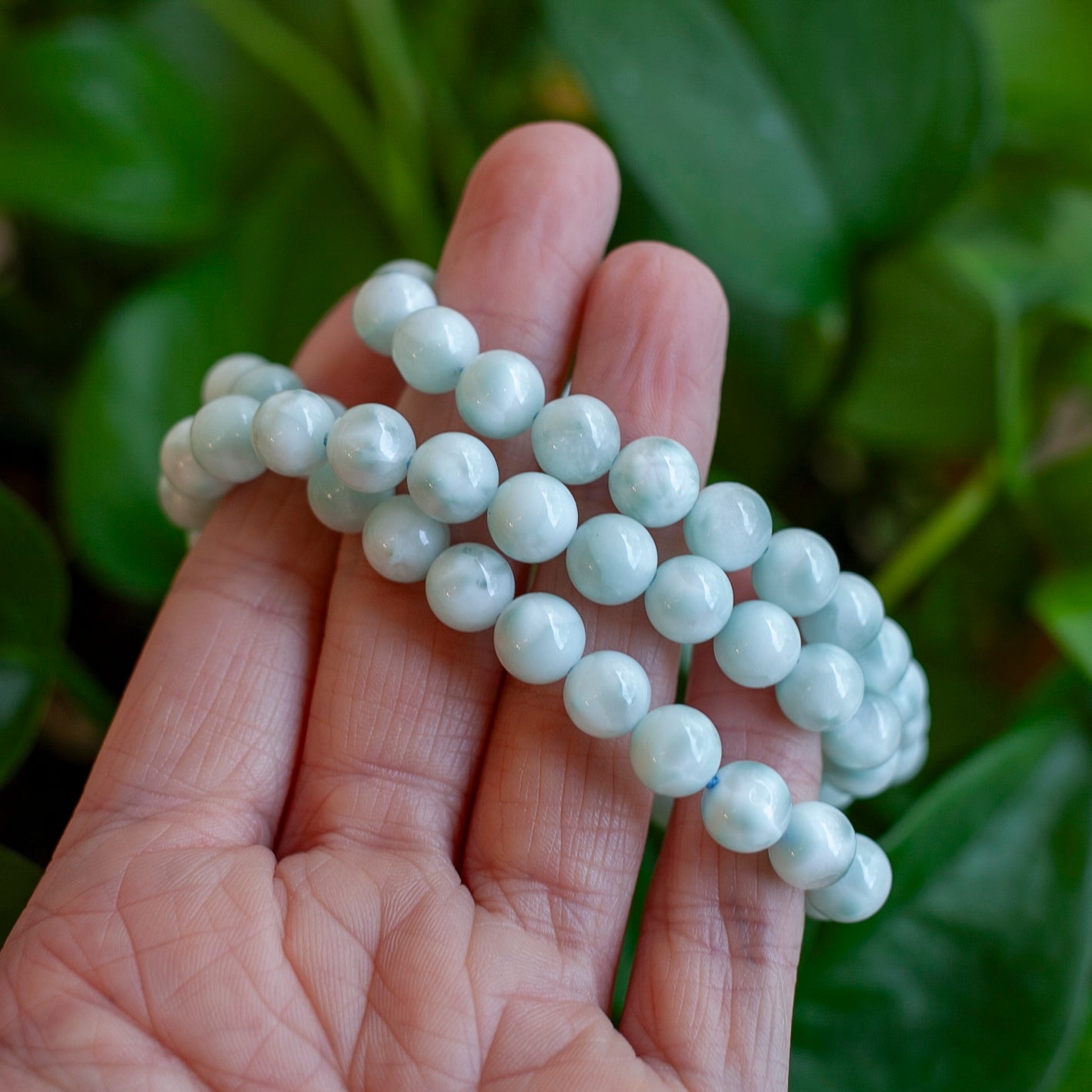 Garnierite, Green Moonstone Bracelet