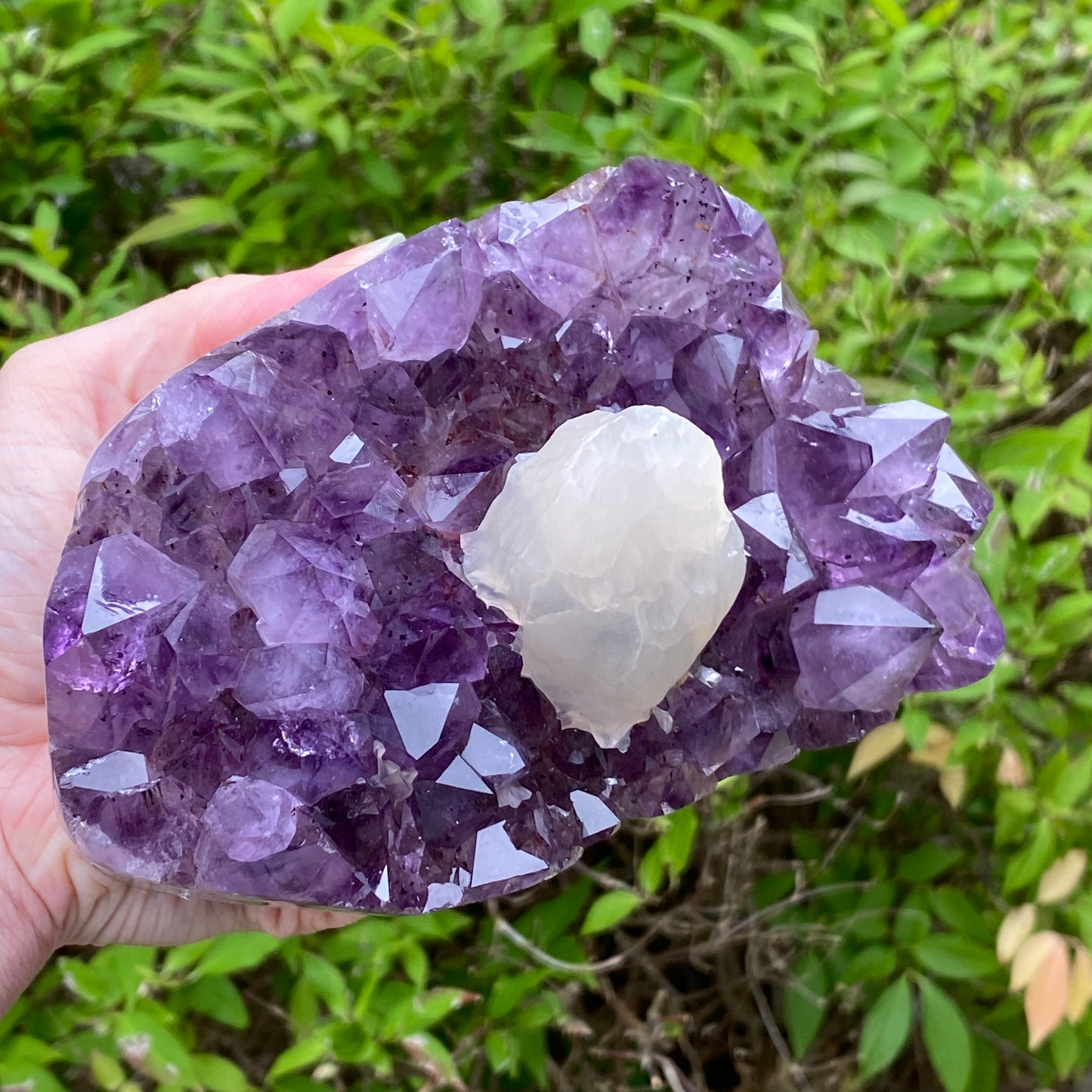 High Grade Amethyst with Calcite
