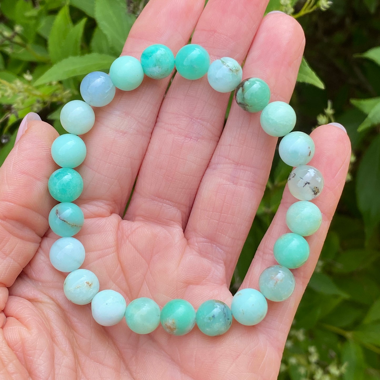 Chrysoprase Bracelet, 8mm