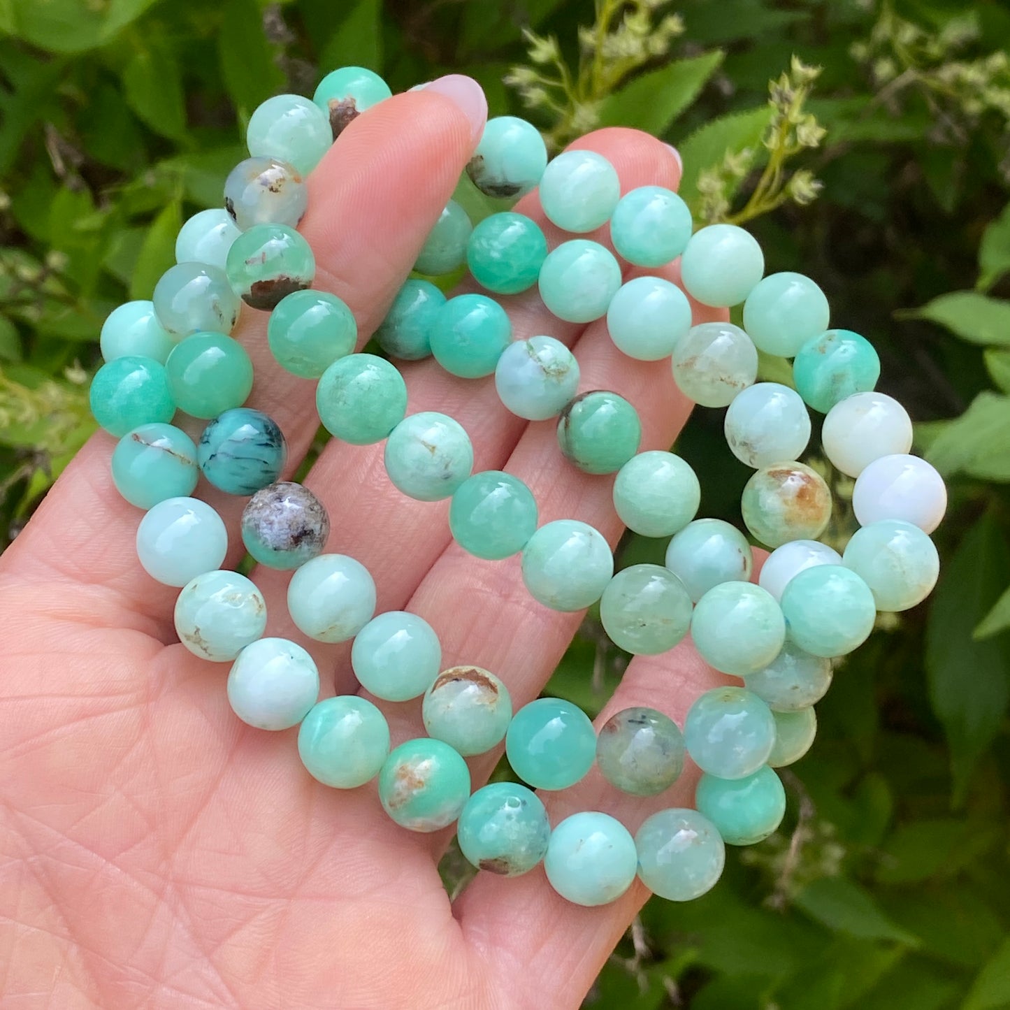 Chrysoprase Bracelet, 8mm
