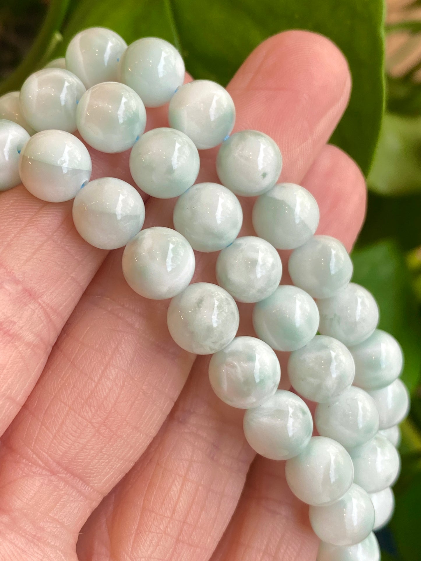 Garnierite, Green Moonstone Bracelet