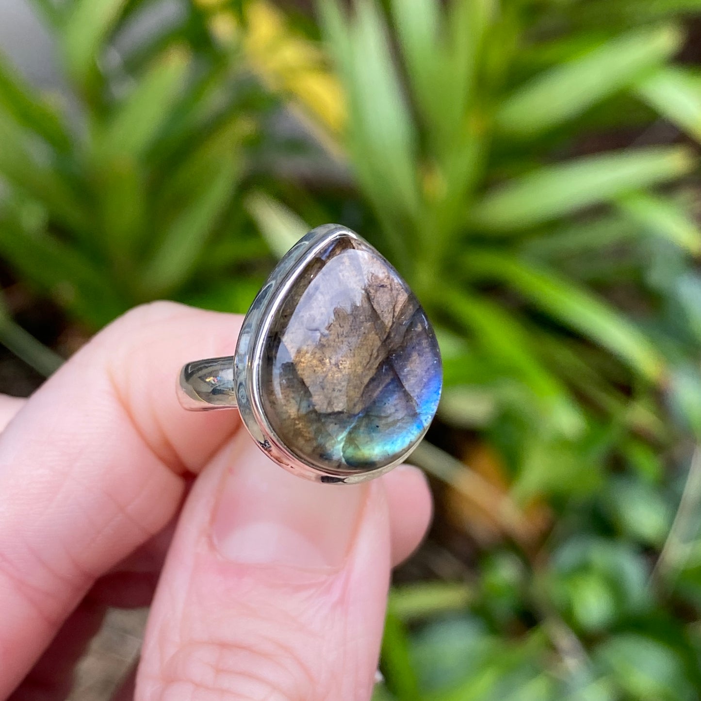 Labradorite Ring, Size 7