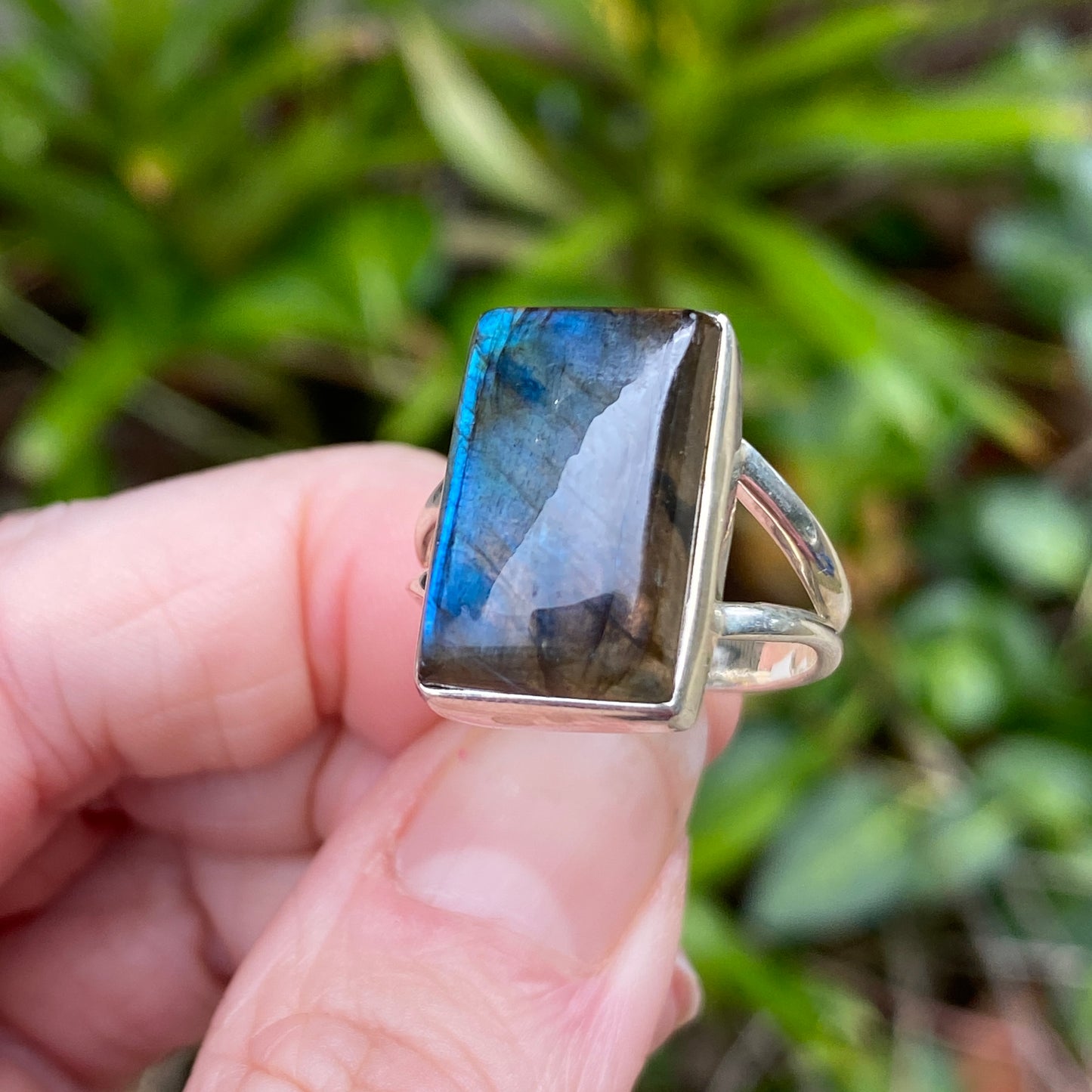 Labradorite Ring, Size 8