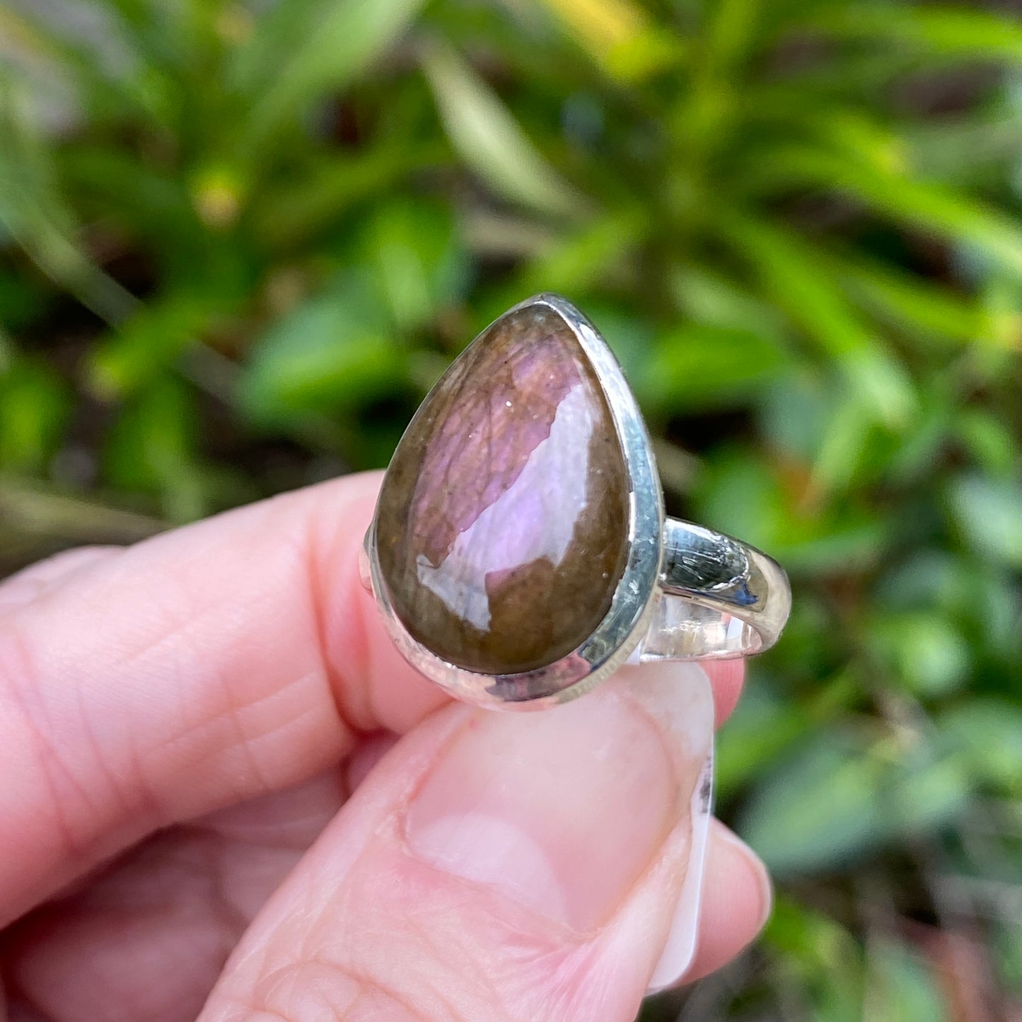 Labradorite Ring, Size 8