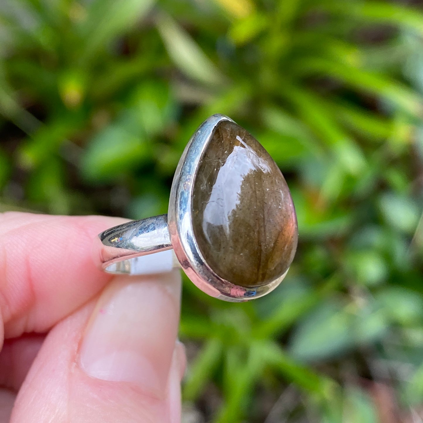 Labradorite Ring, Size 8