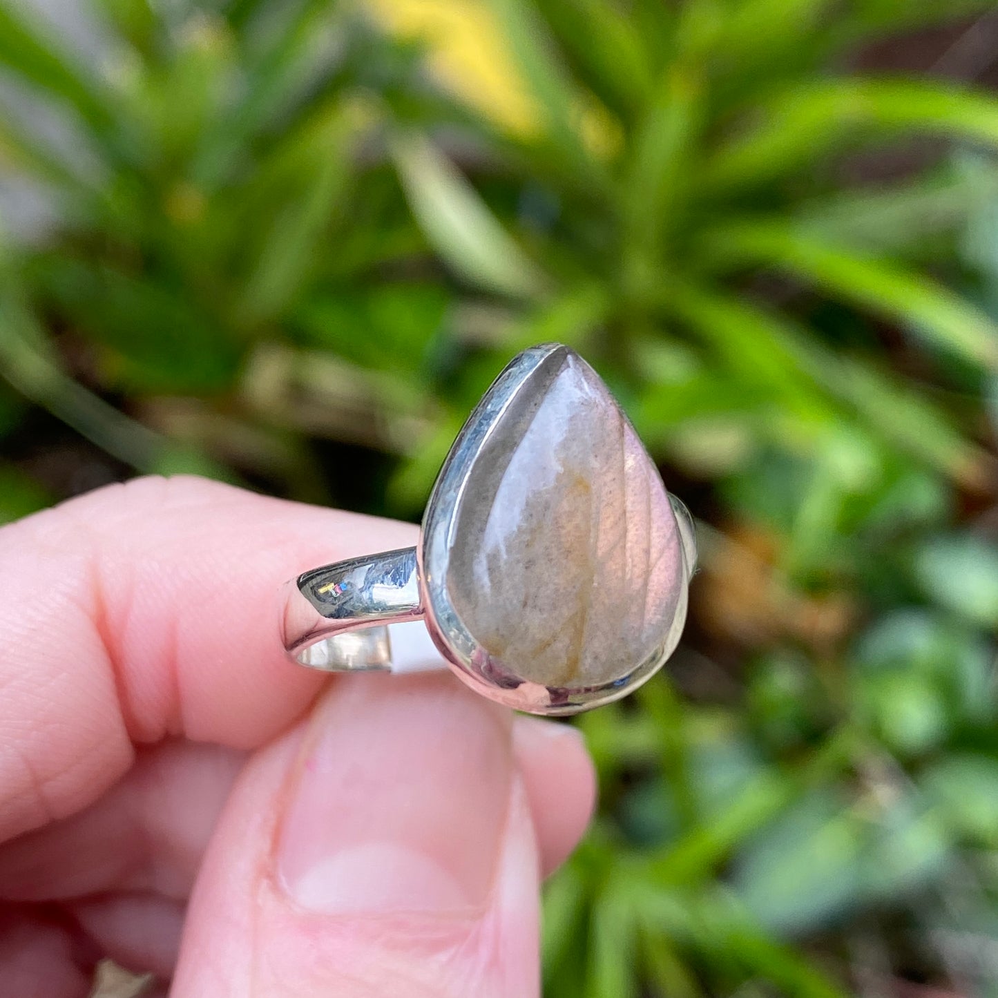 Labradorite Ring, Size 9