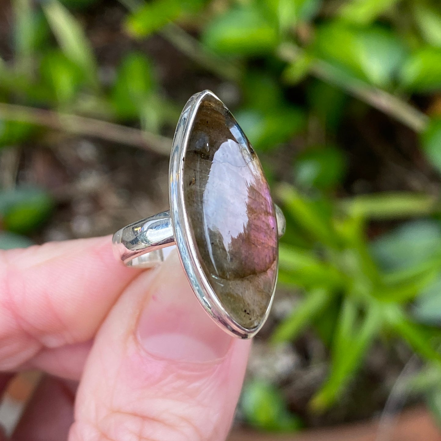Labradorite Ring, Size 7