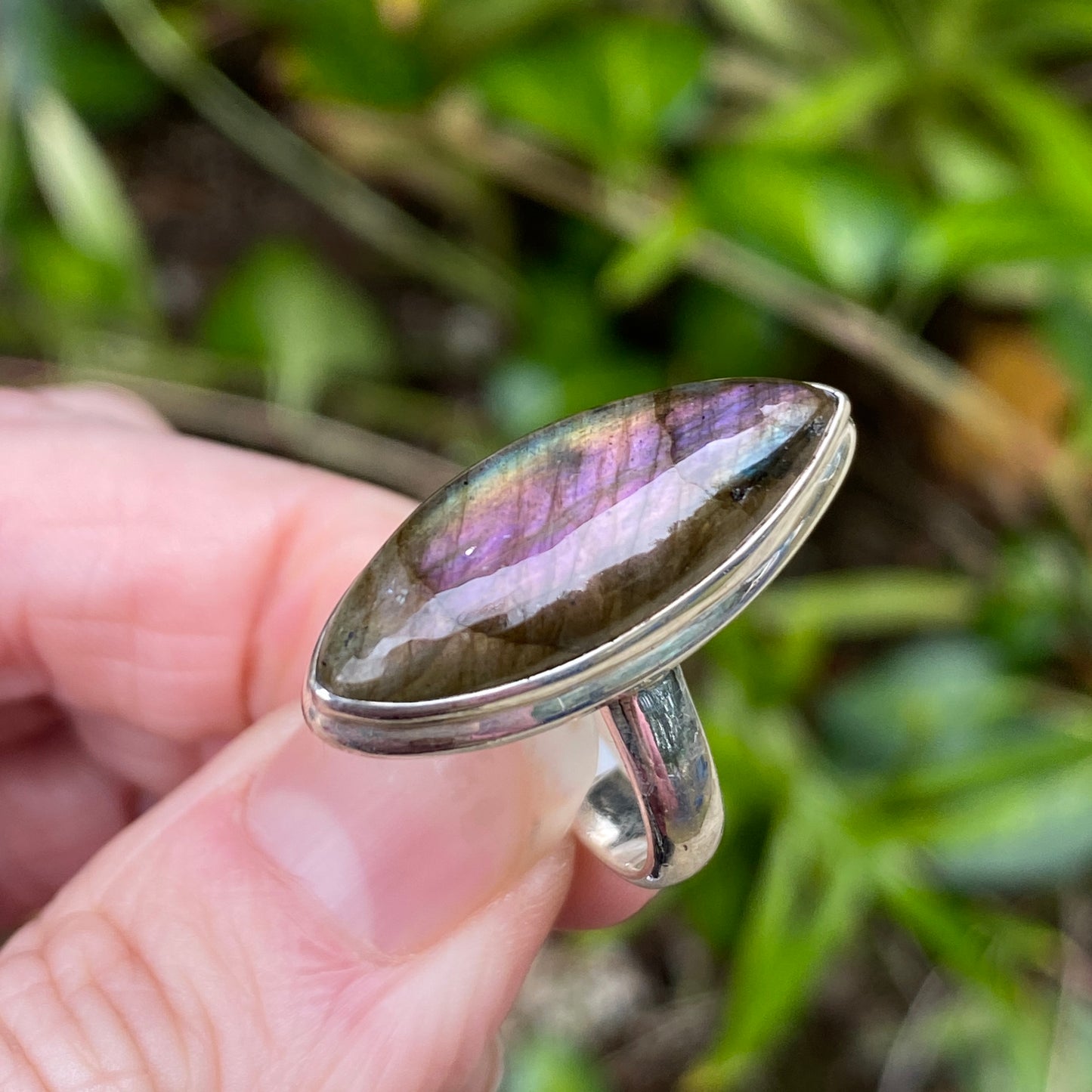 Labradorite Ring, Size 7