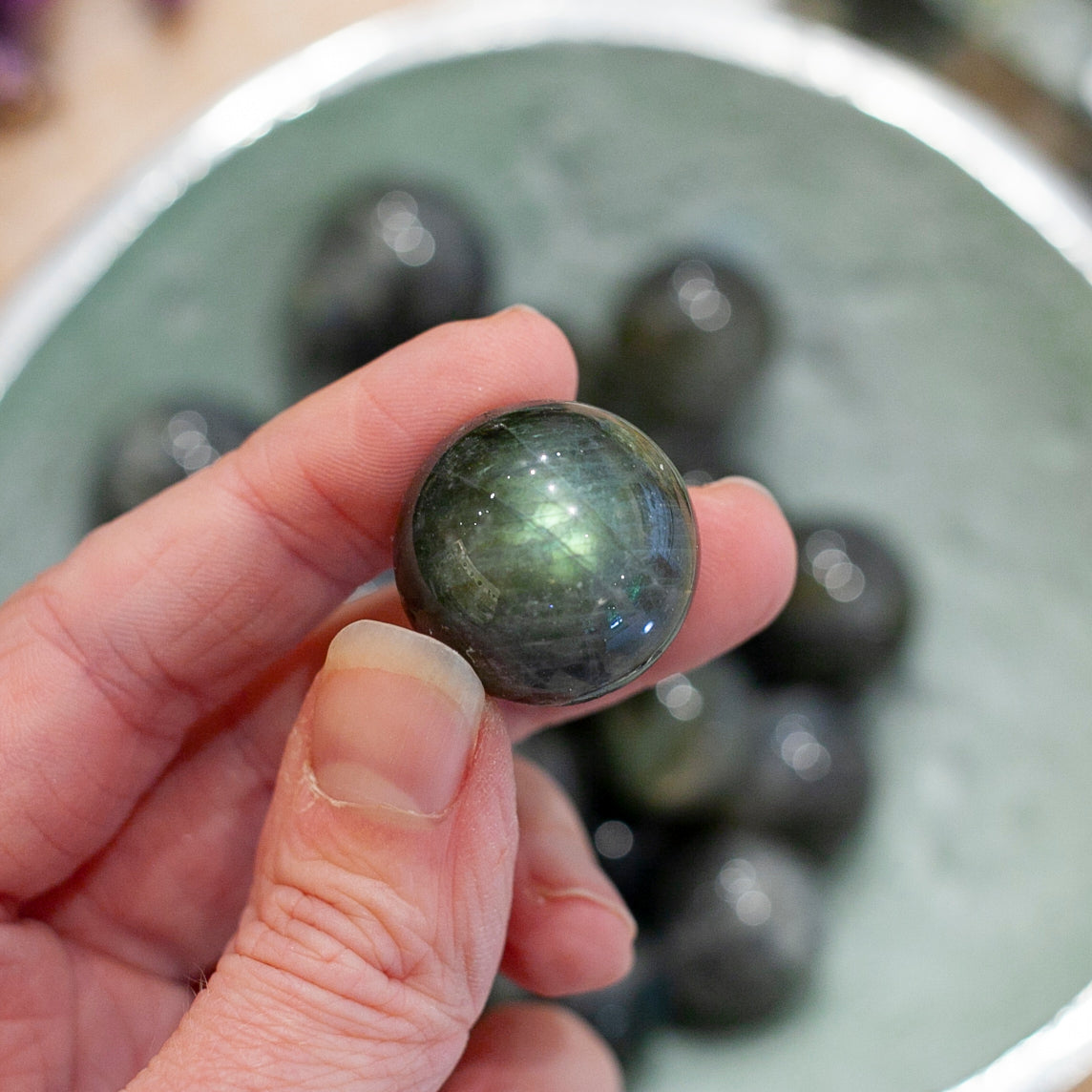 AAA Labradorite Sphere, 15mm-20mm