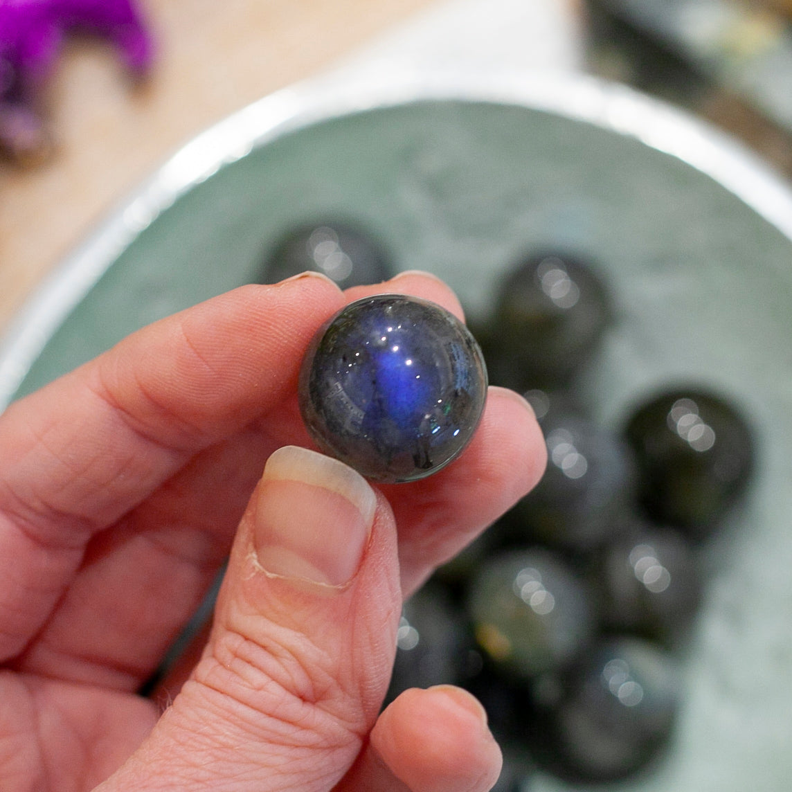 AAA Labradorite Sphere, 15mm-20mm