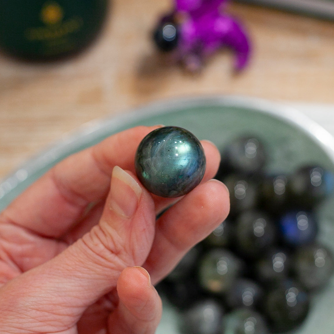 AAA Labradorite Sphere, 15mm-20mm