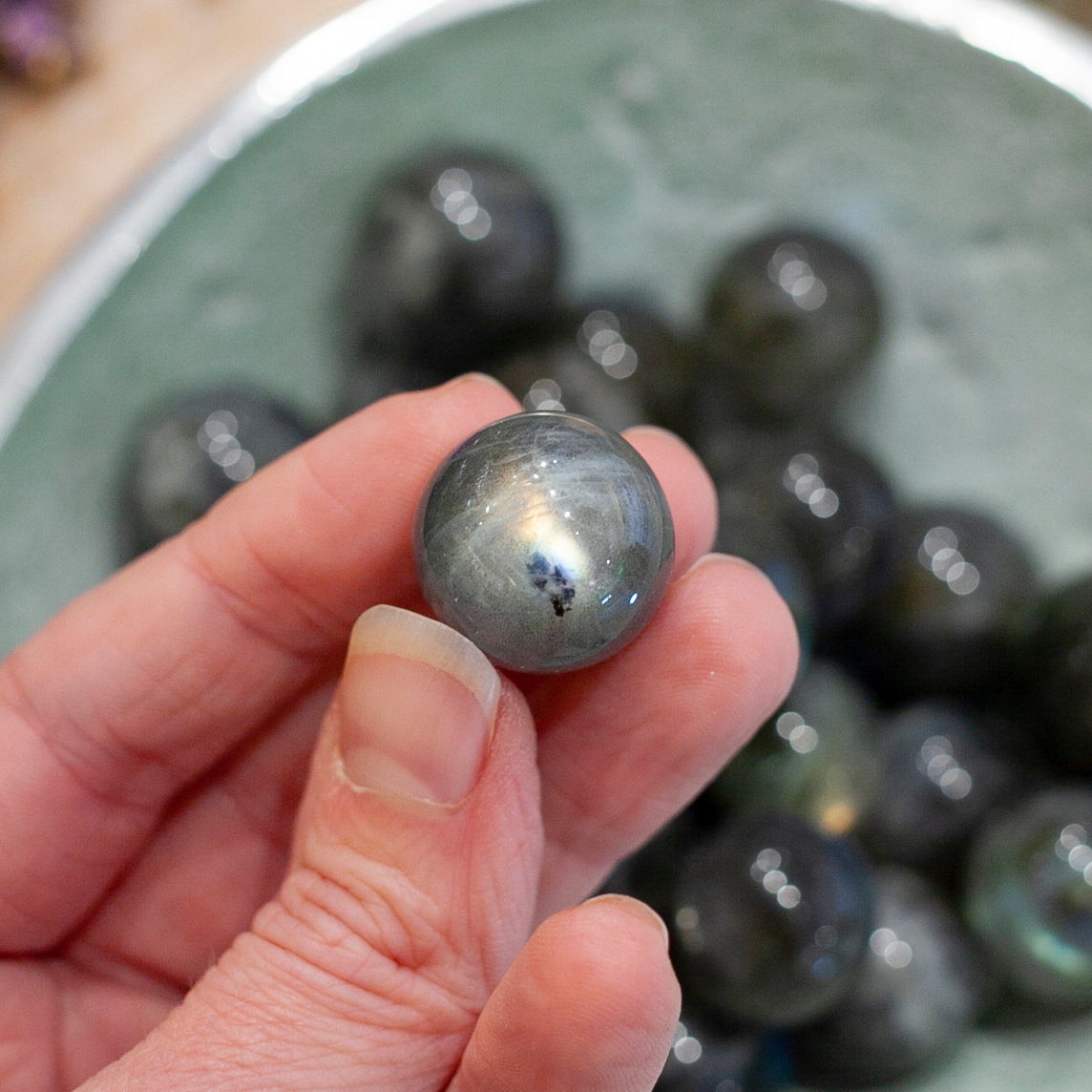 AAA Labradorite Sphere, 15mm-20mm