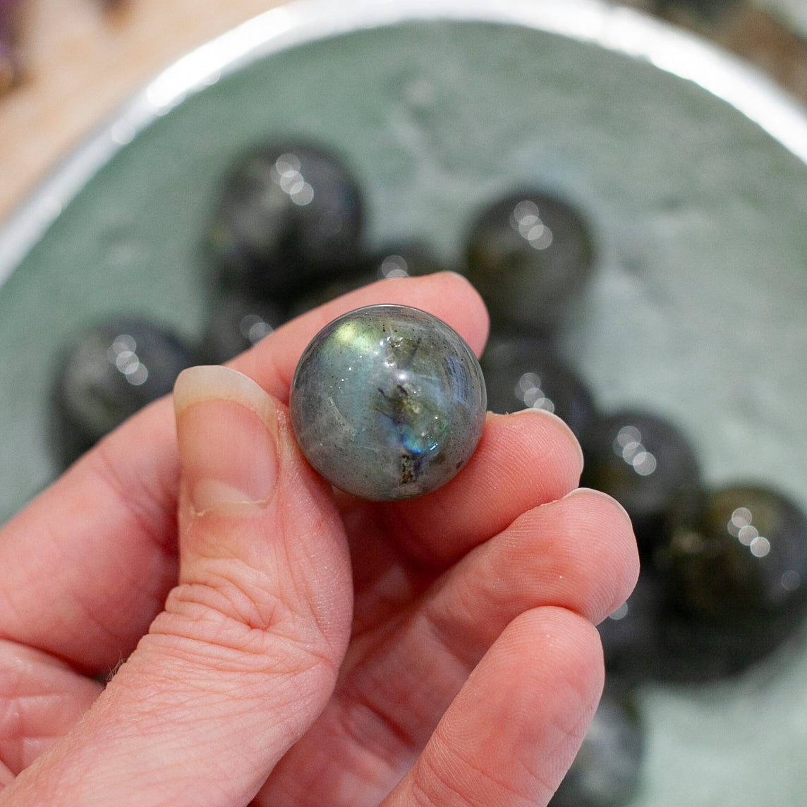 AAA Labradorite Sphere, 15mm-20mm