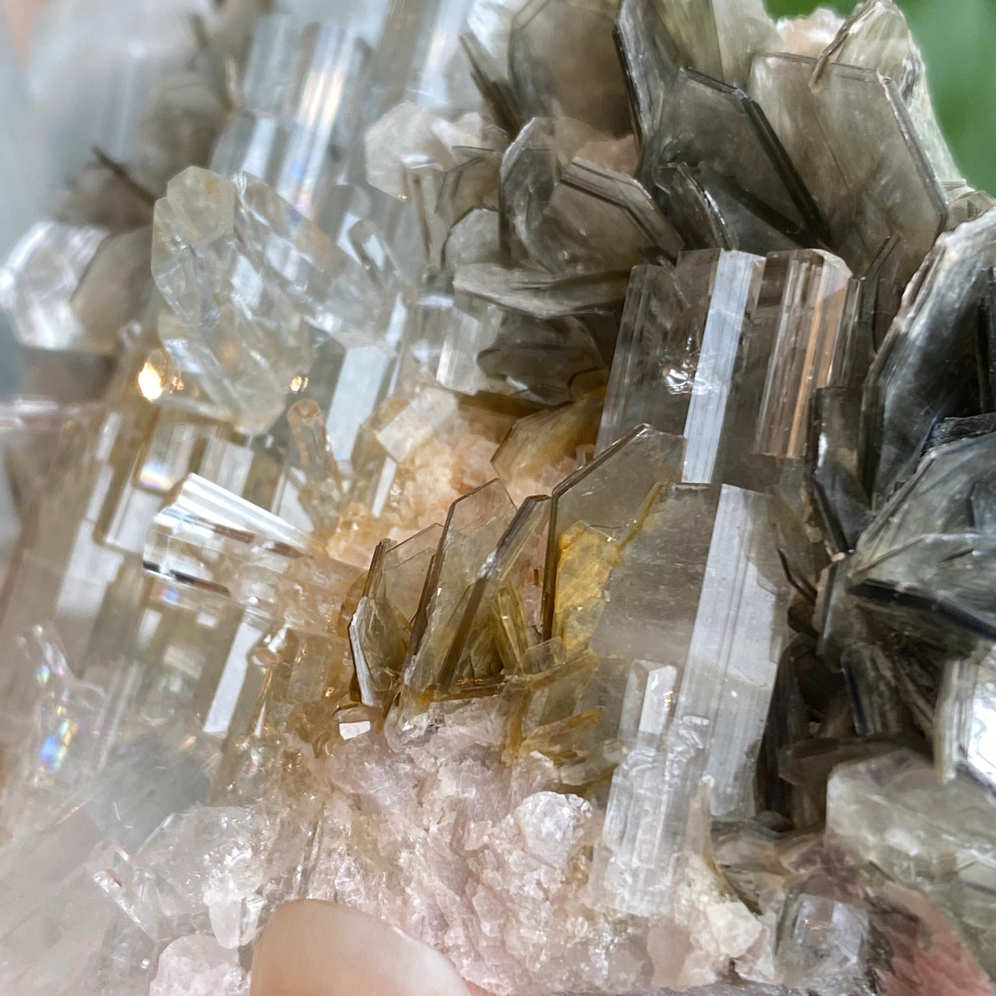 Aquamarine In Mica, Large Specimen