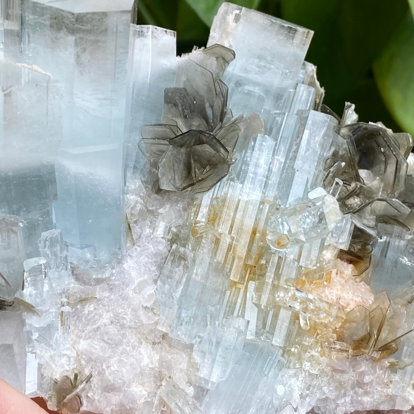 Aquamarine In Mica, Large Specimen