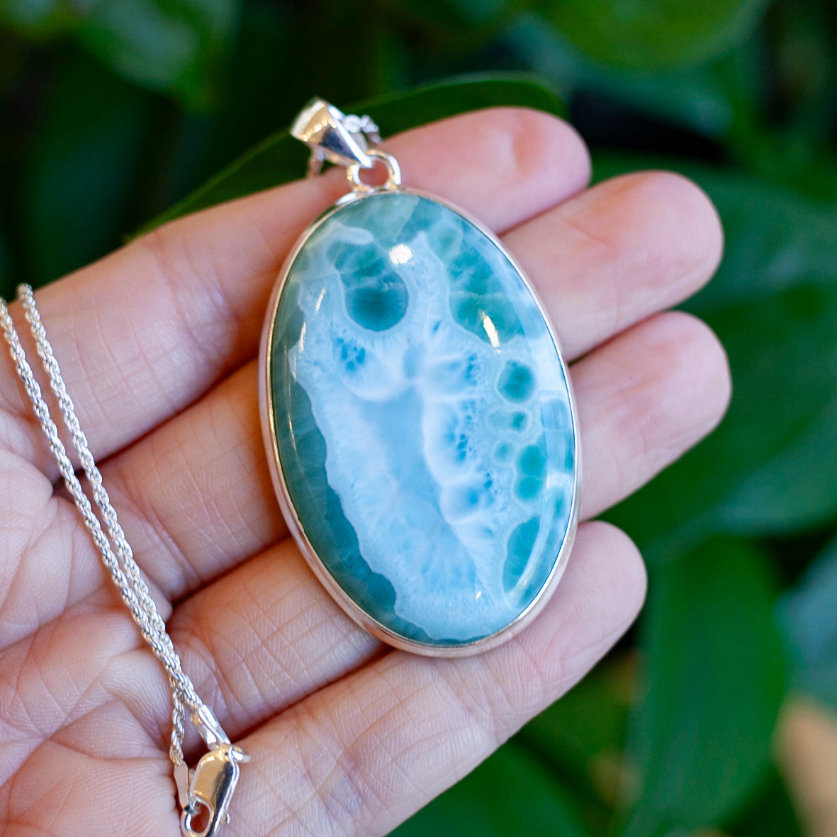 High Quality Larimar Pendant