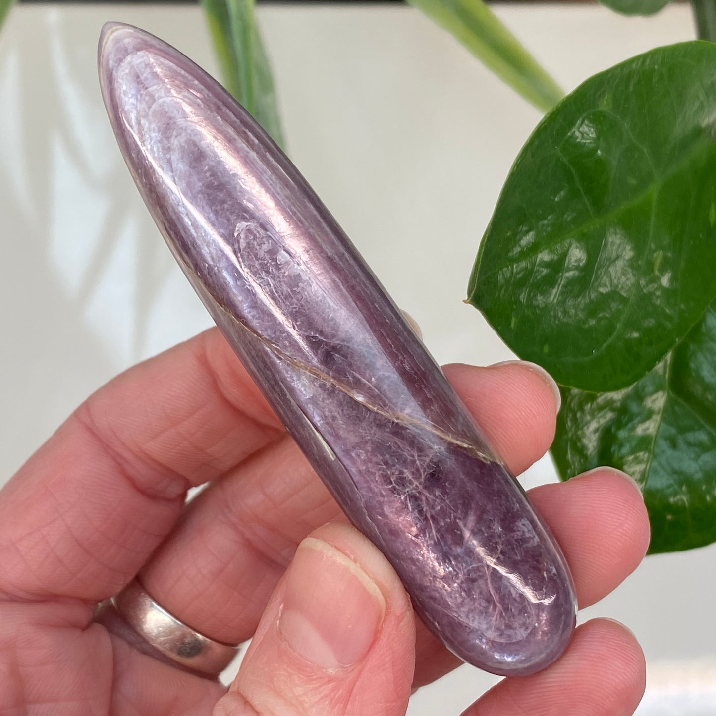 Gem Lepidolite Wand