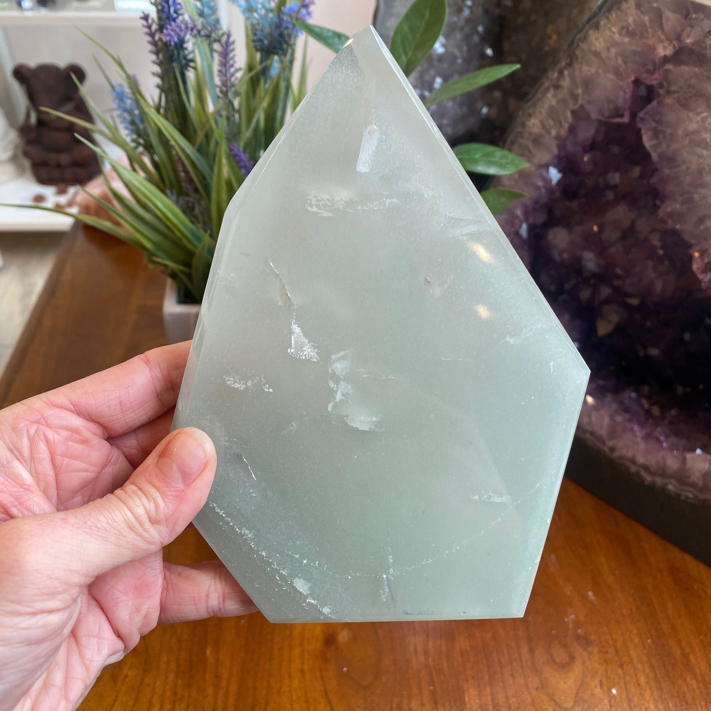 Chlorite Quartz Freeform, New Deposit Brazil