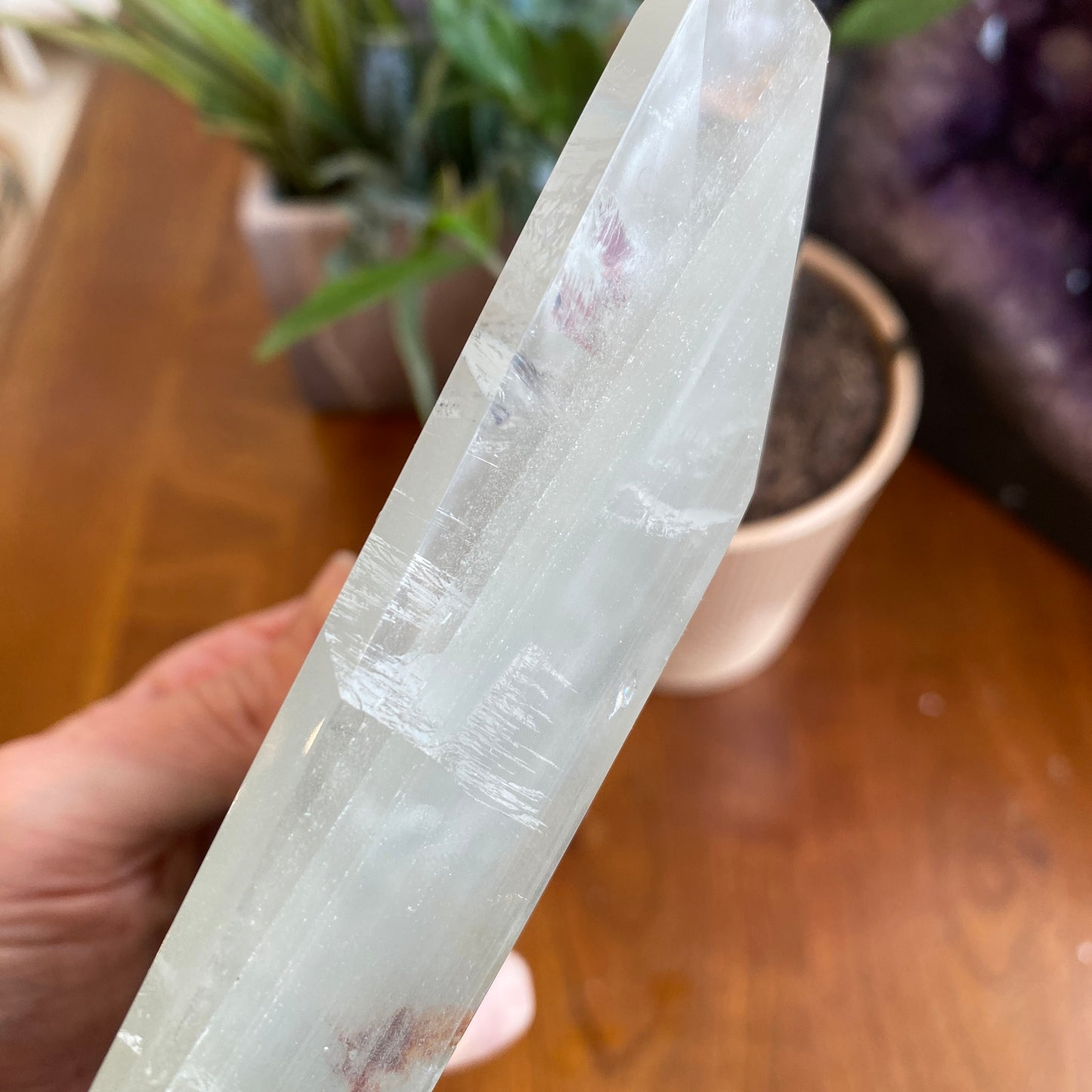 Chlorite Quartz Freeform, New Deposit Brazil