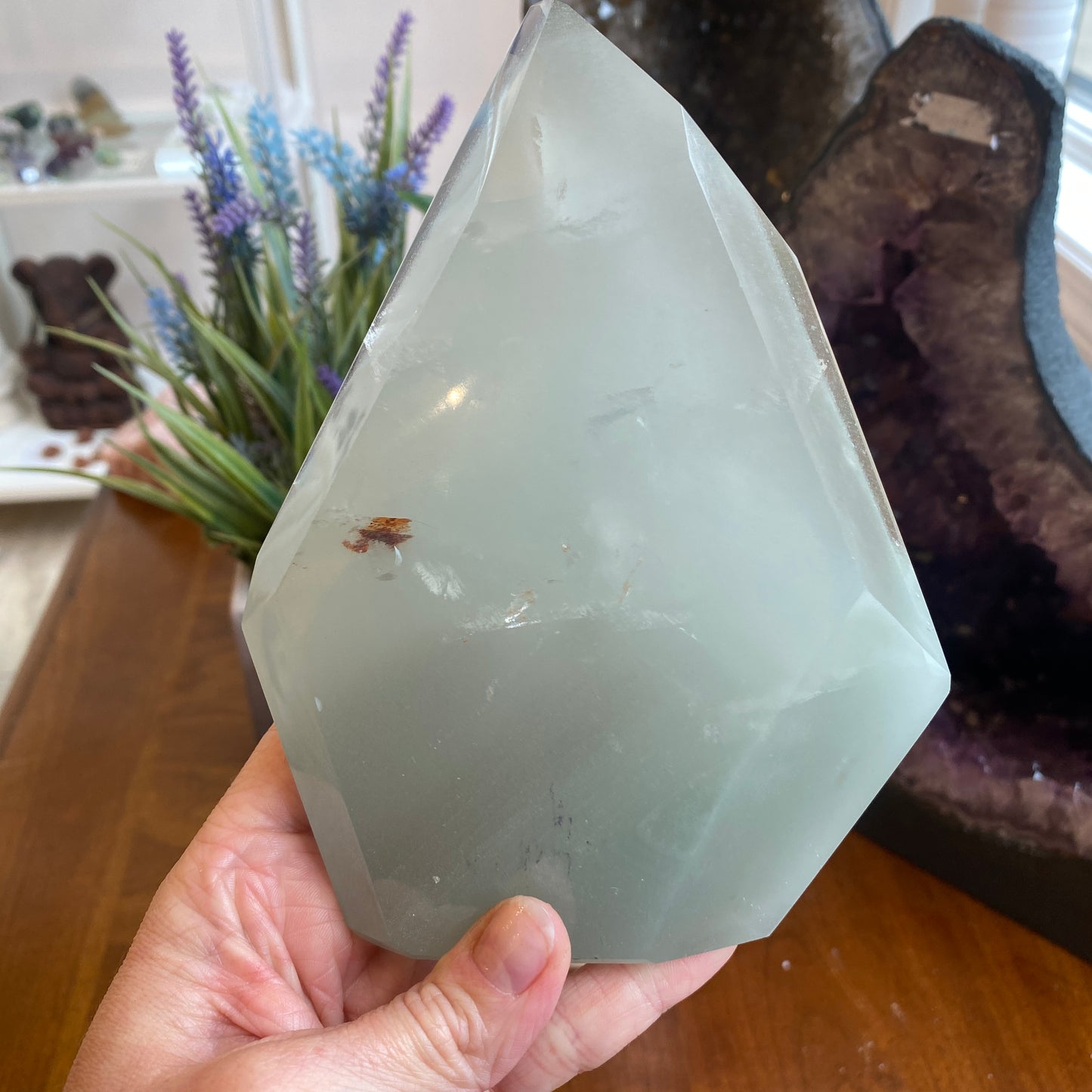Chlorite Quartz Freeform, New Deposit Brazil