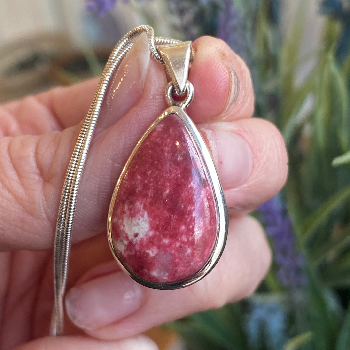 Thulite Pendant