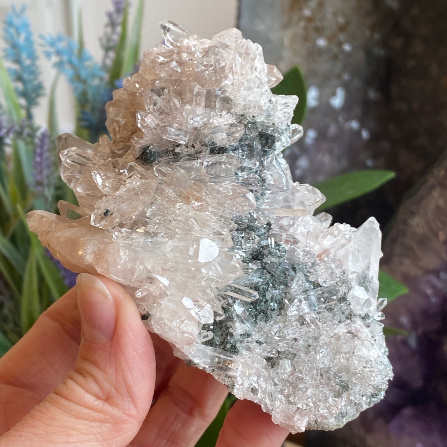 Pink Lemurian Quartz, Colombia