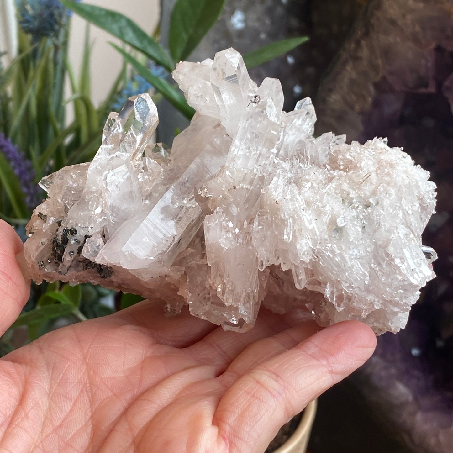 Pink Lemurian Quartz, Colombia