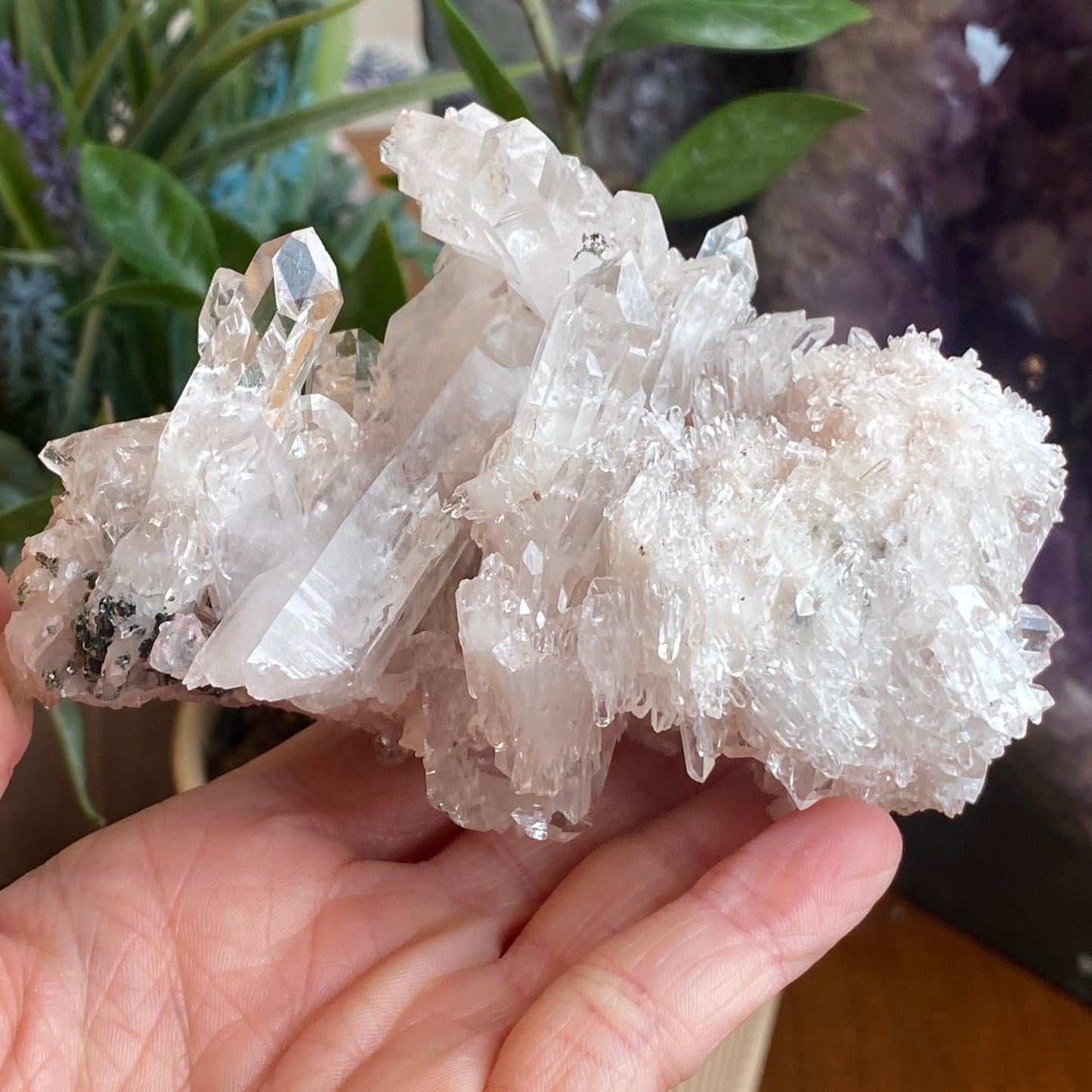 Pink Lemurian Quartz, Colombia