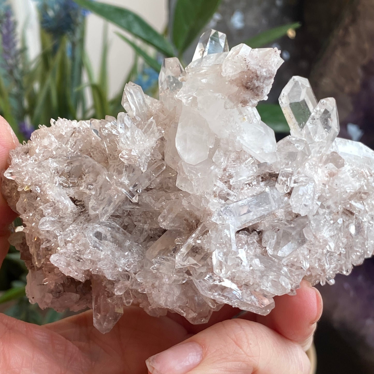 Pink Lemurian Quartz, Colombia