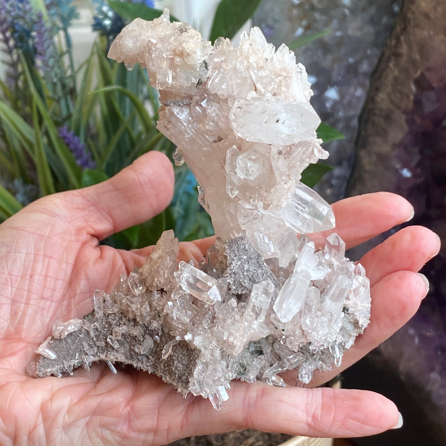 Pink Lemurian Quartz, Colombia